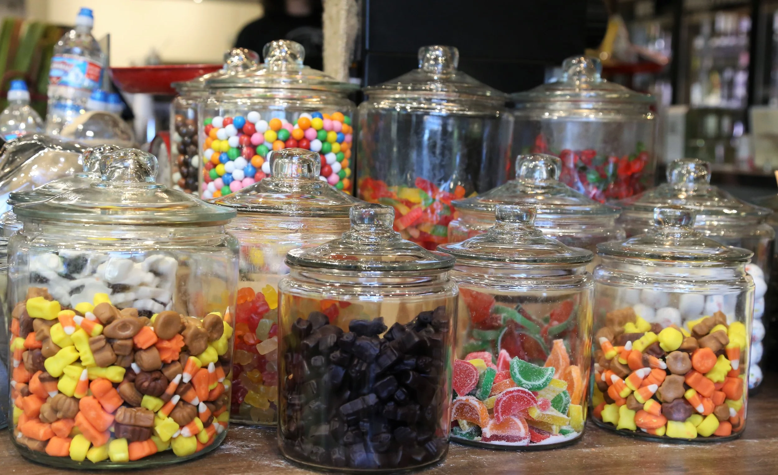 Candy. In jars! Hallelujah! 