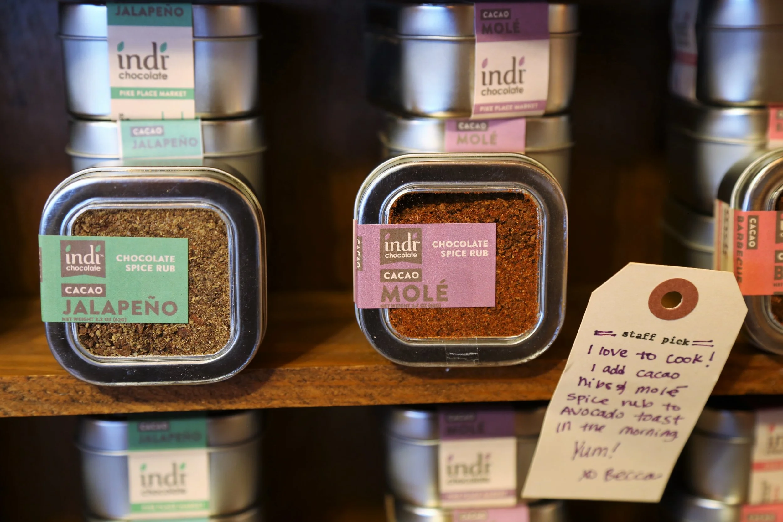Chocolate spice and indi chocolate