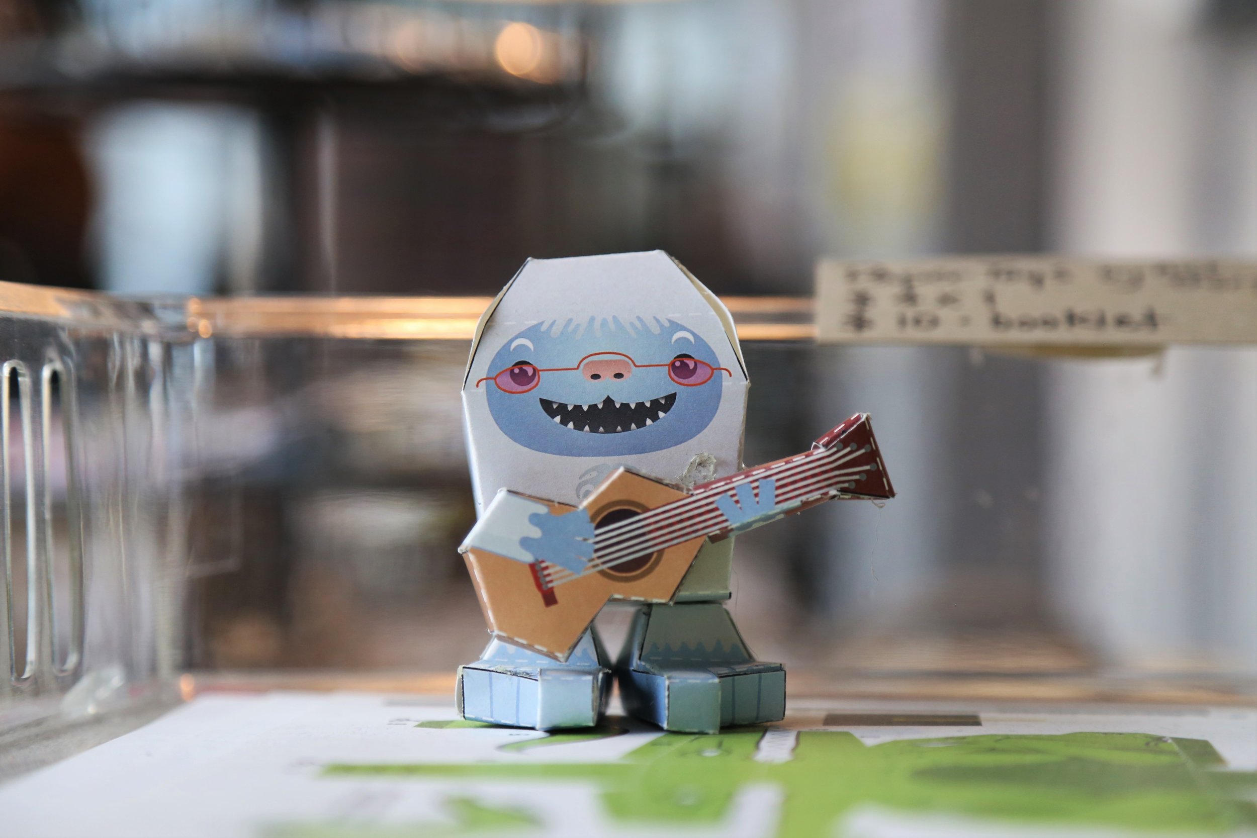 Paper toys at Chin Music Press