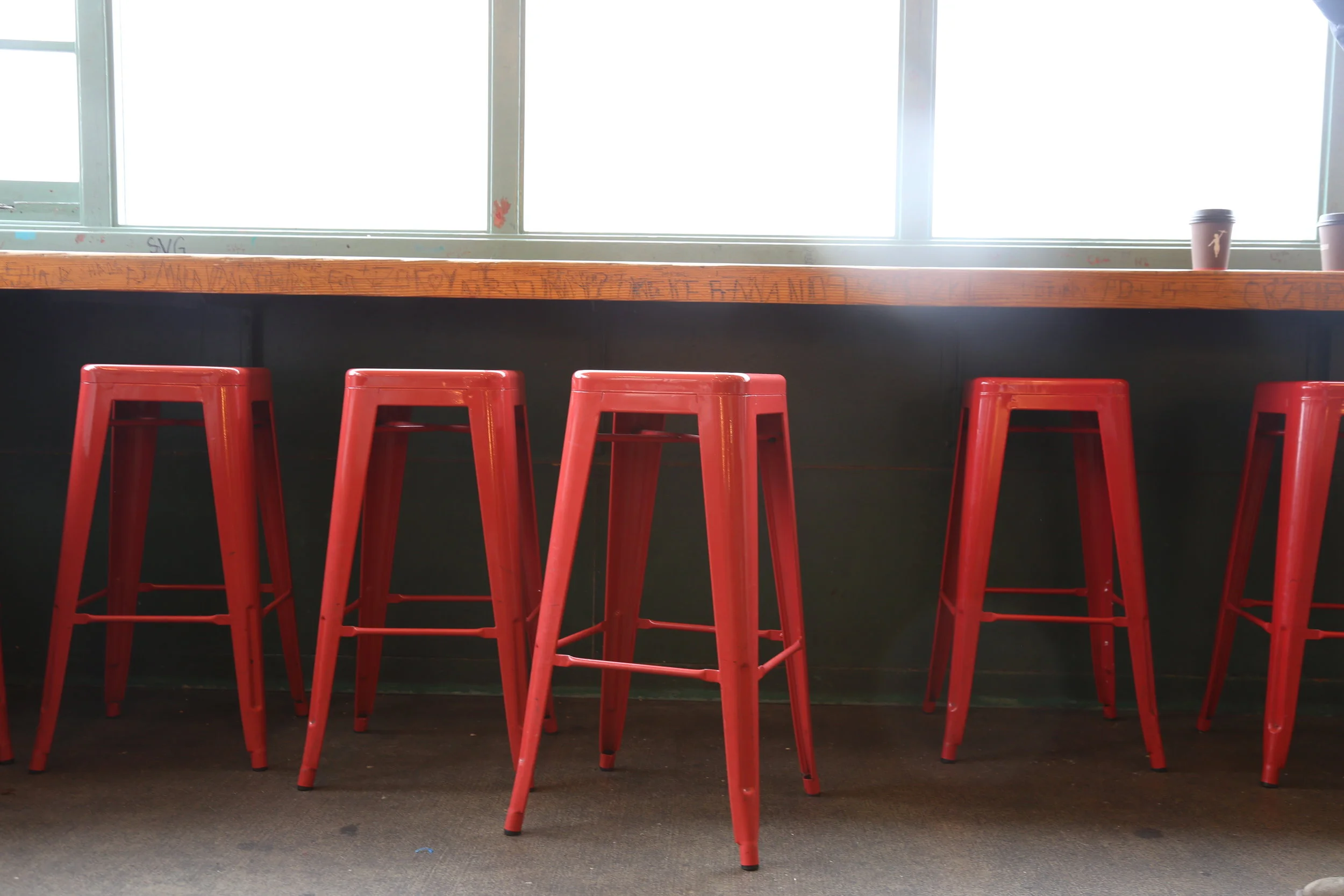 Window seating in main Arcade