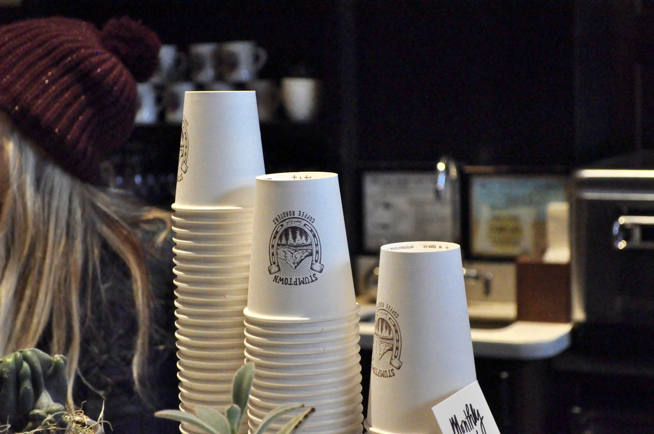 stumptown coffee cups