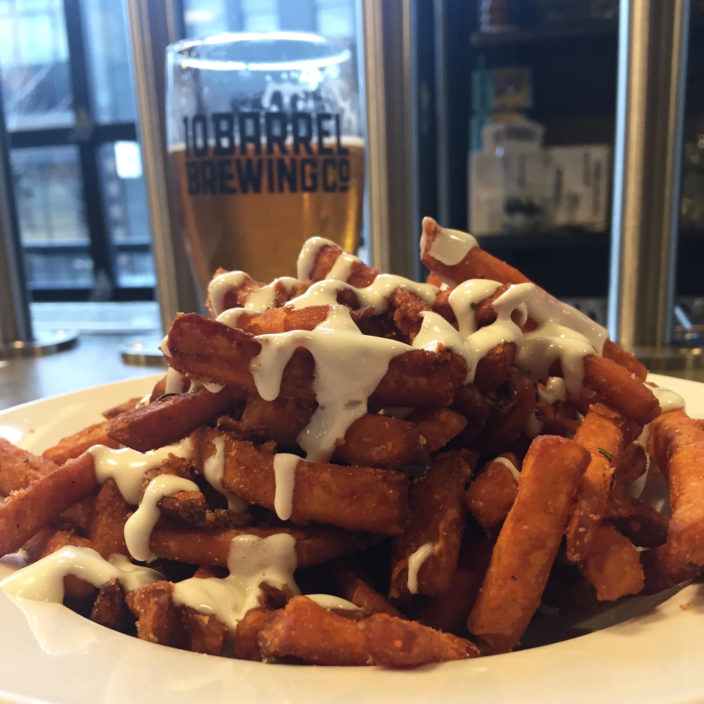 Beer AND delicious food. Best of everything.