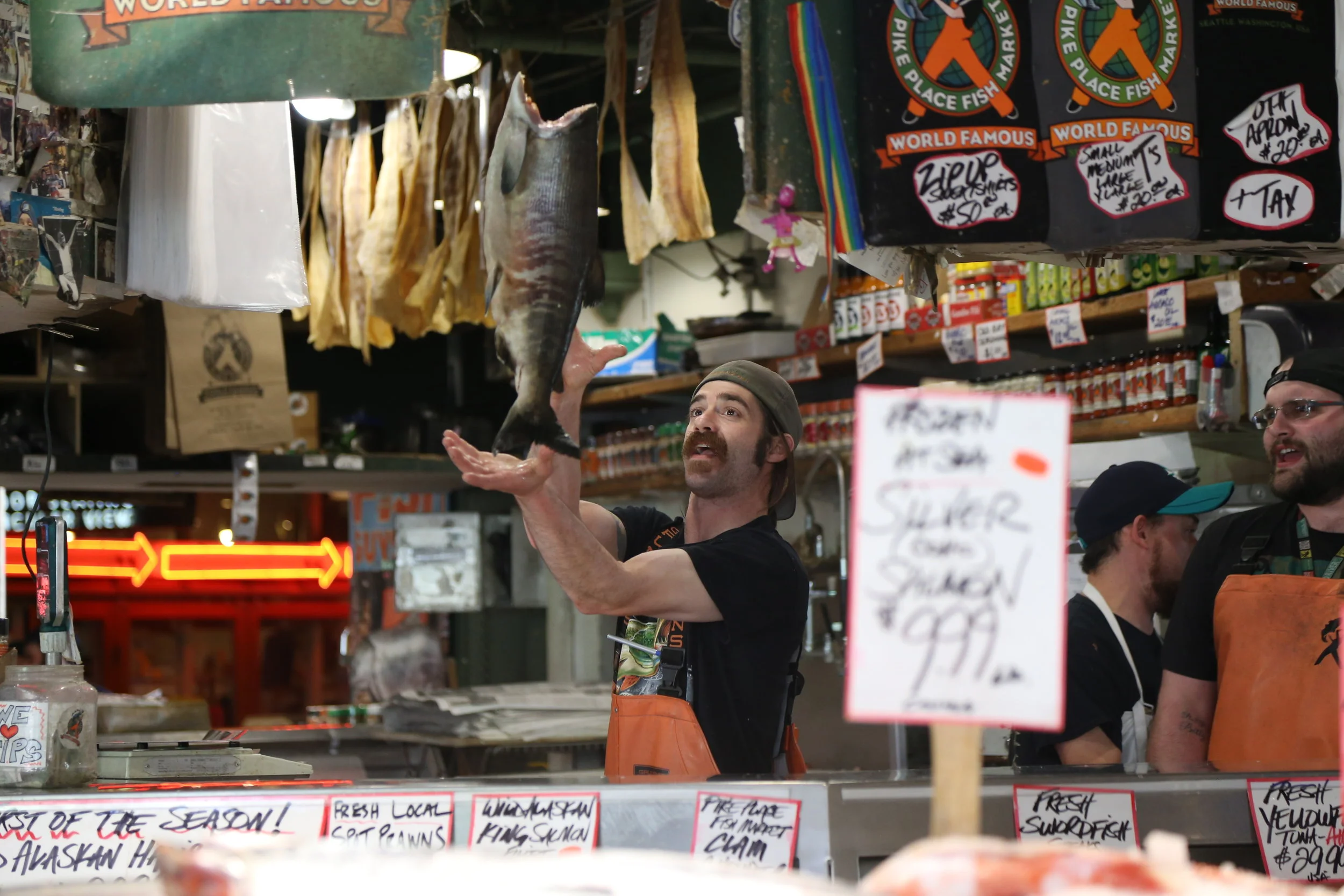 Seattle Gems Pike Place Fish Market — Rain or Shine Guides