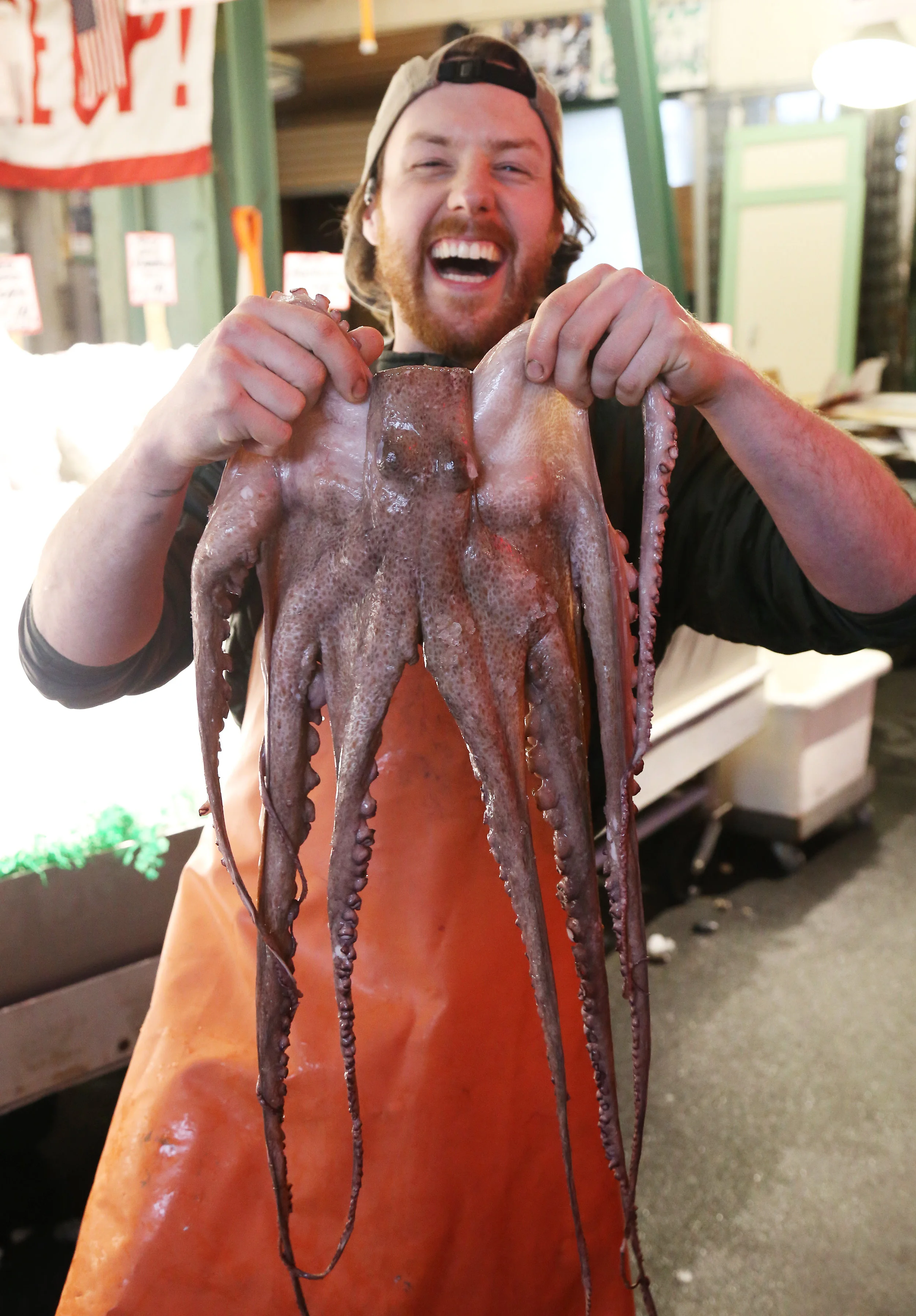 CJ and his octopus