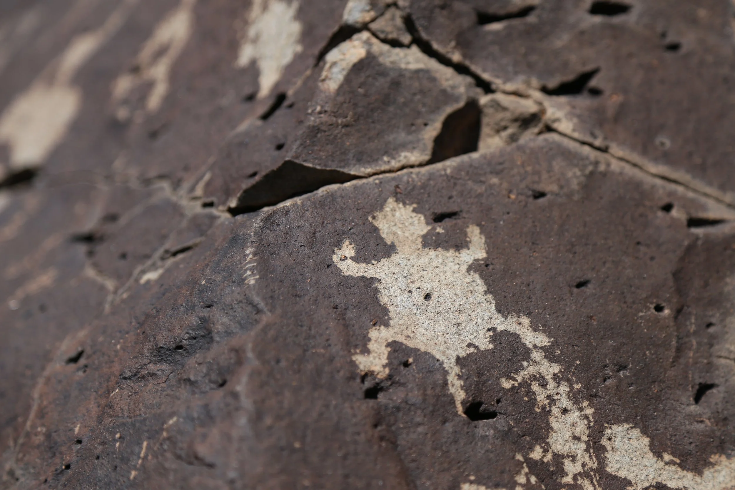A petroglyph just outside of Santa Fe