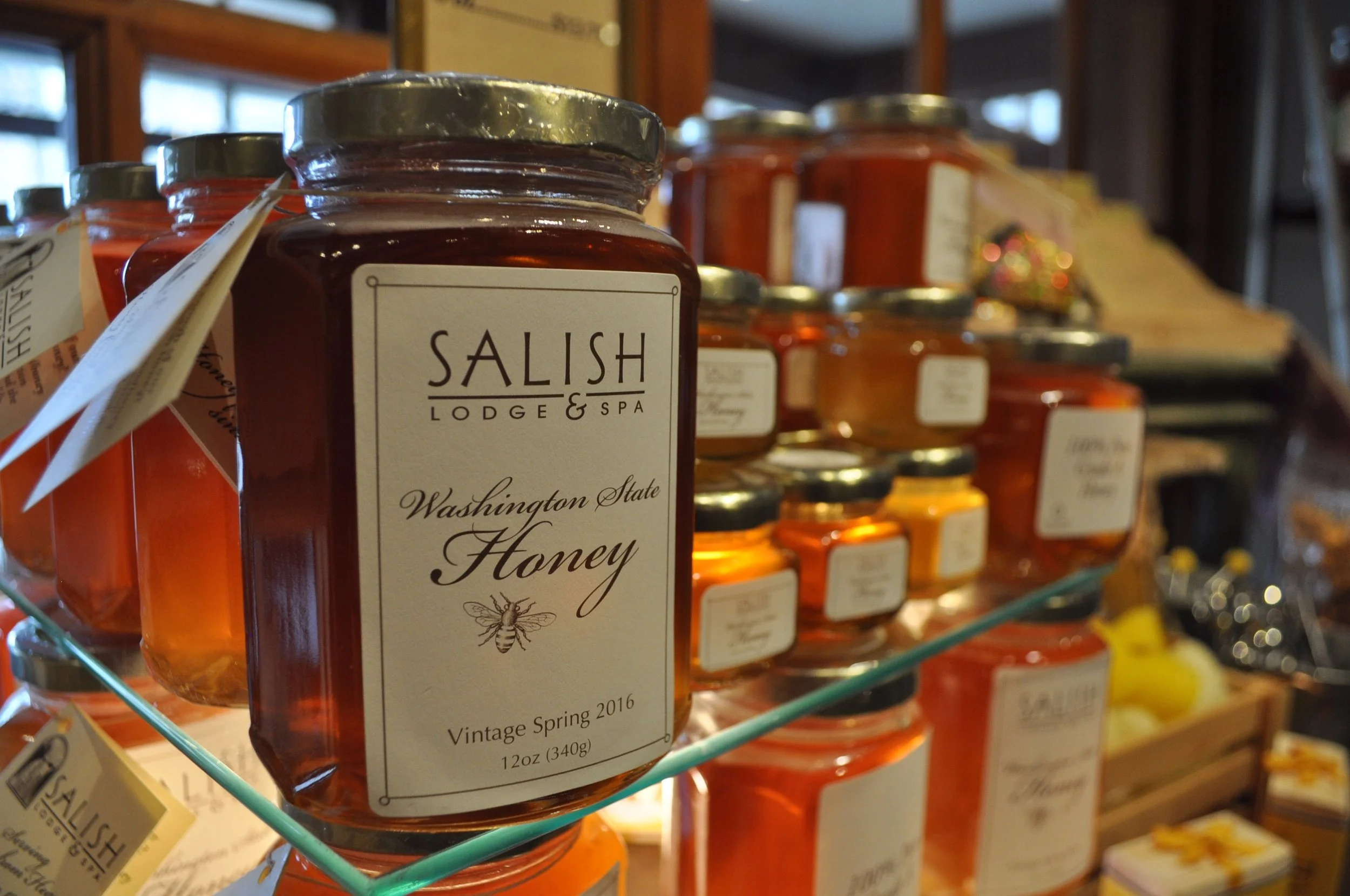 honey from Salish Lodge