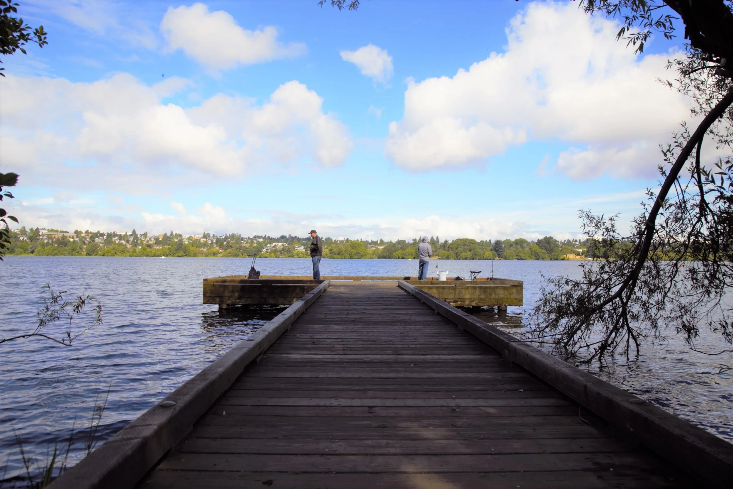Fishing at Greenlake