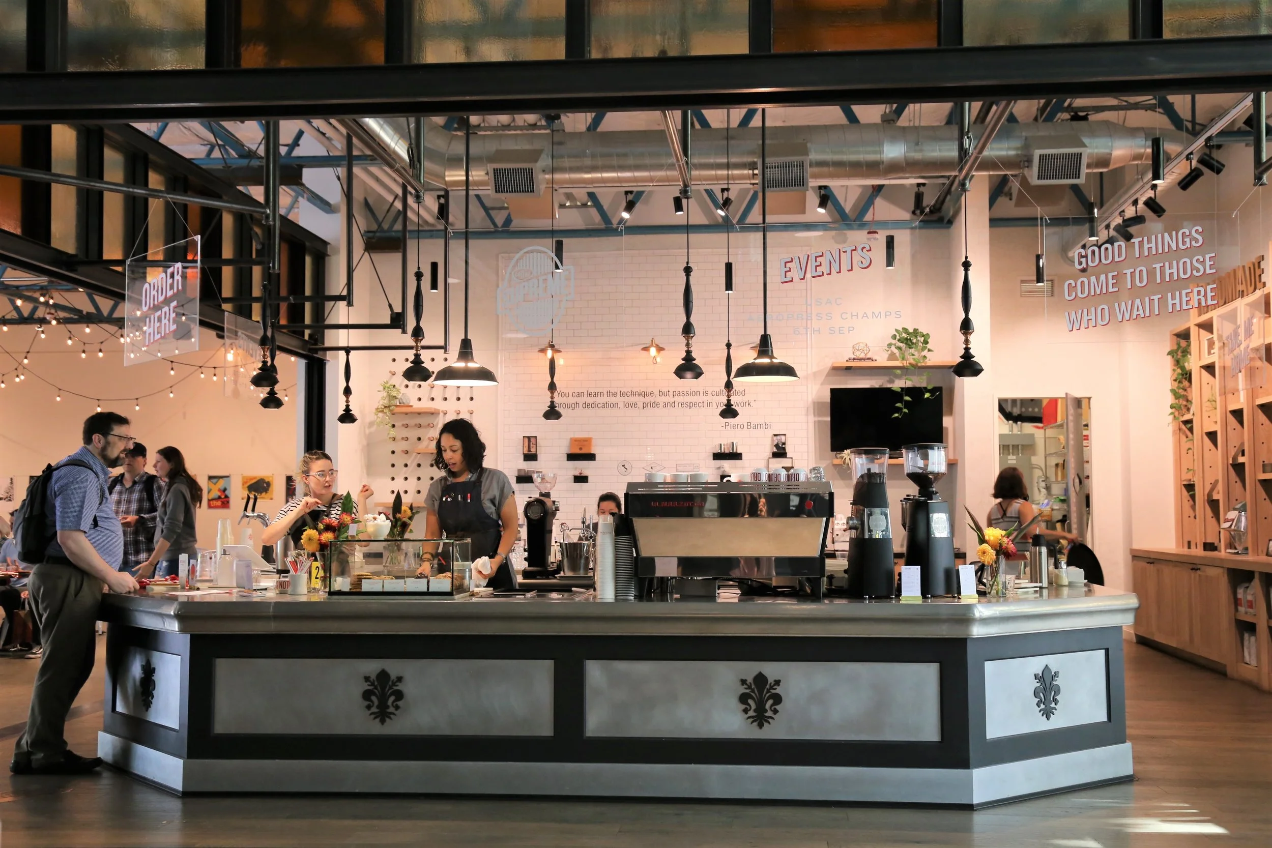 The beautiful La Marzocco