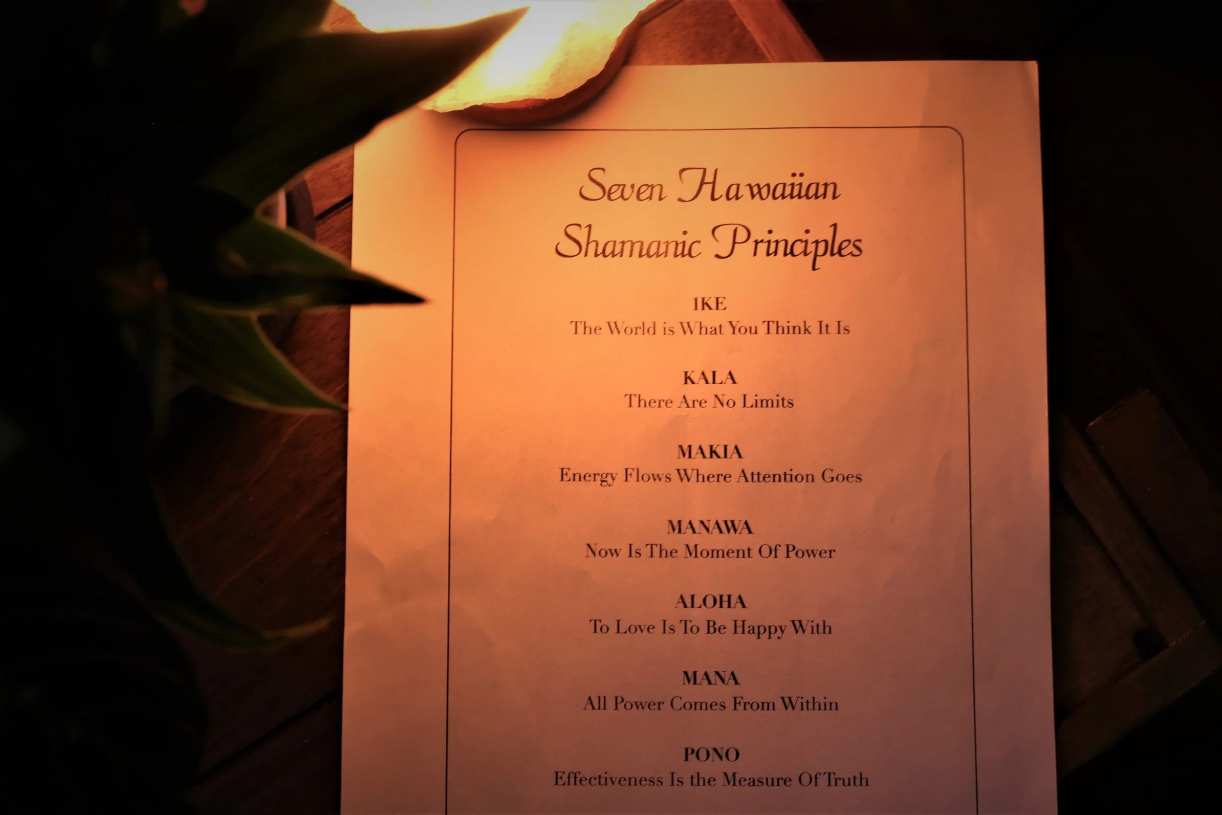 The 7 Hawaiian Shamanic Principles of Sacred Lomi