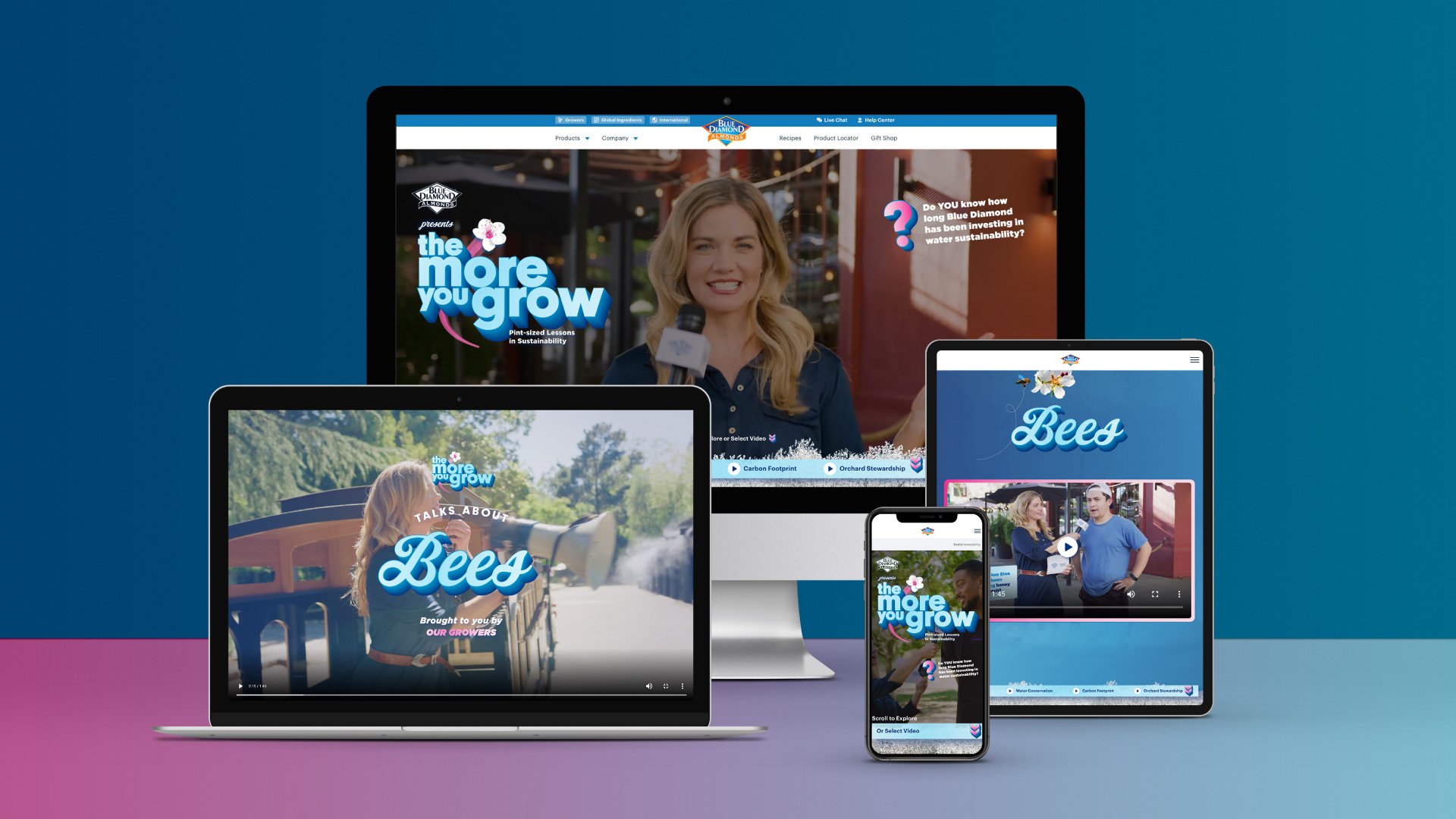The More You Grow Web/Digital Elements