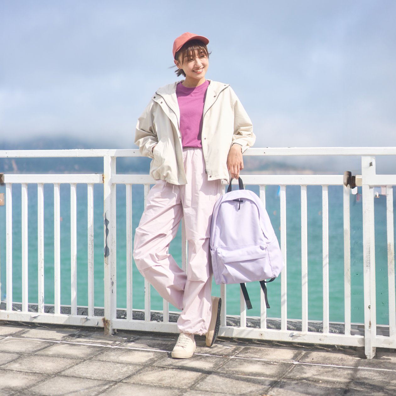 Photo by MUJI Hong Kong and Macao on March 04, 2024. May be an image of 1 person, duffle coat, raincoat, parka, outdoors and text..jpg