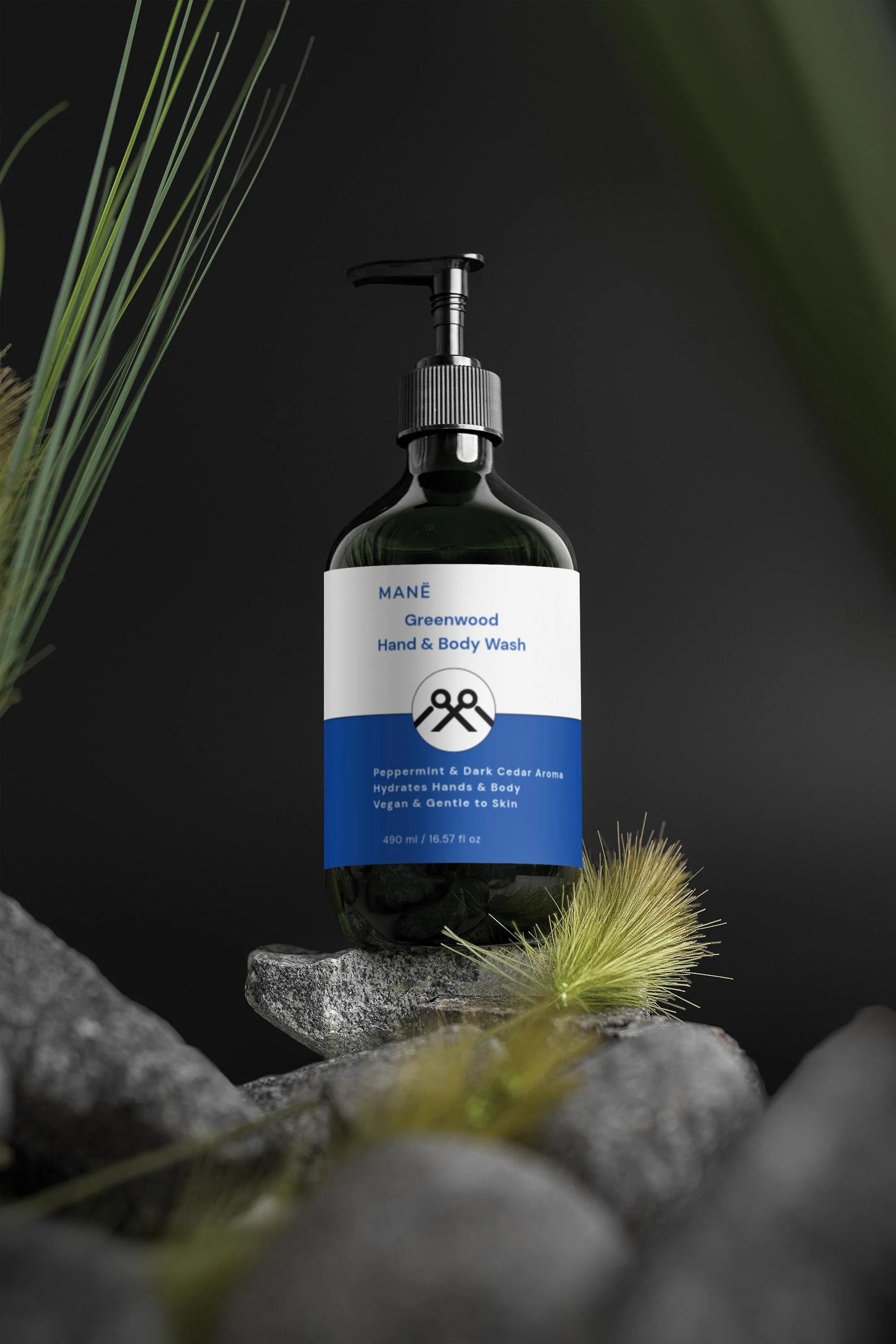 Greenwood Hand & Body Wash (Peppermint & Dark Cedar)