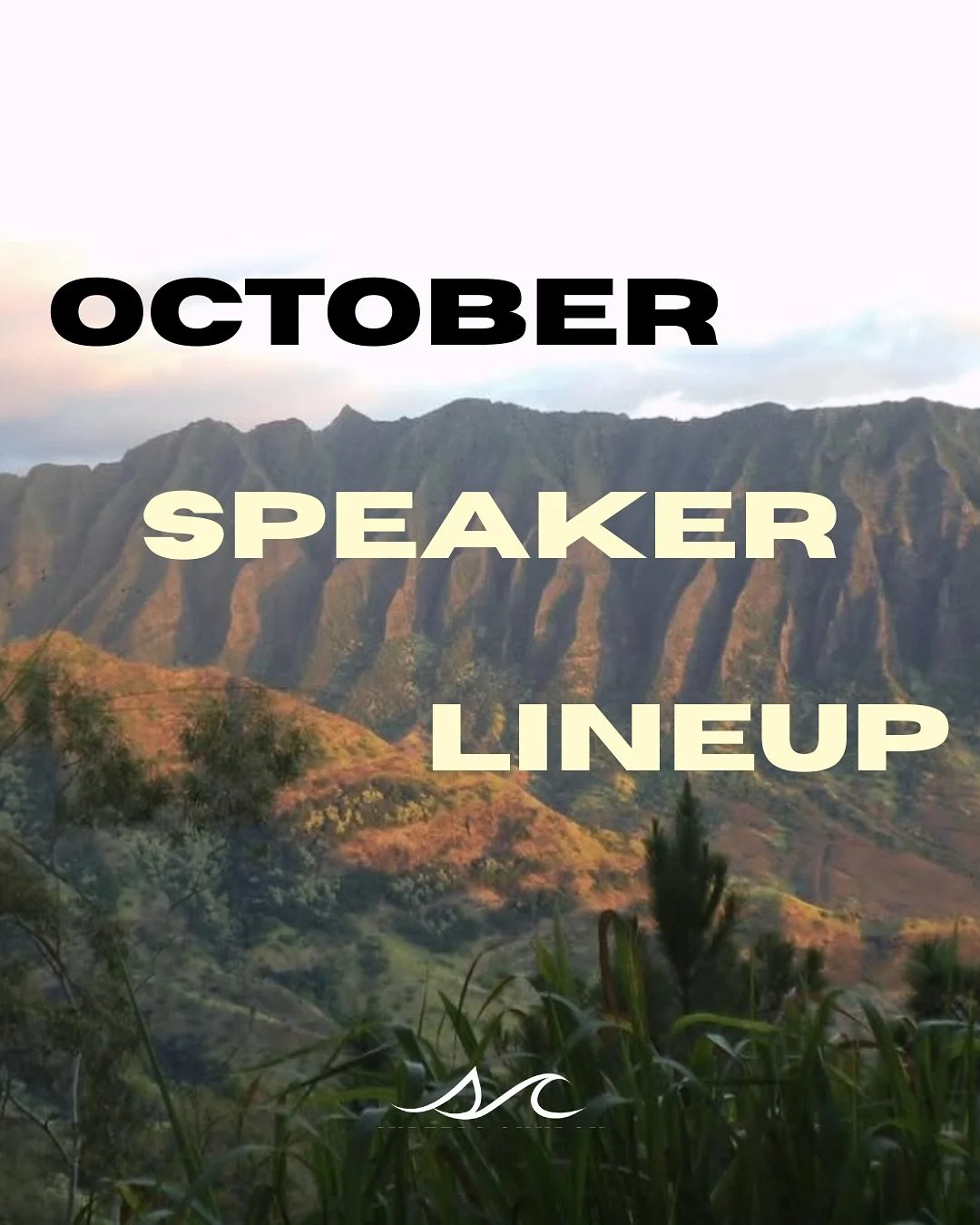 October has some powerful speakers coming through Surfers Church! Join us every Saturday night for a time of worship, prayer, and the word!

Saturday | 7:15pm | 54 Ohai St. Wahiawa, Hawaii