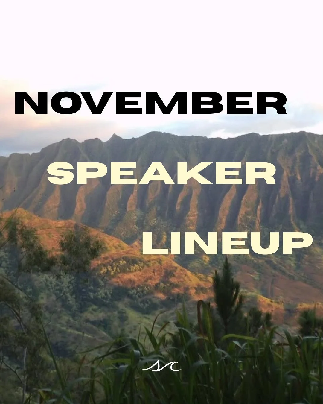 Join us this month as we have some passionate speakers coming through Surfers Church! Come every Saturday night for a time of worship, fellowship, and the word!

Saturdays | 7:15pm | 54 Ohai St. Wahiawa, Hawaii