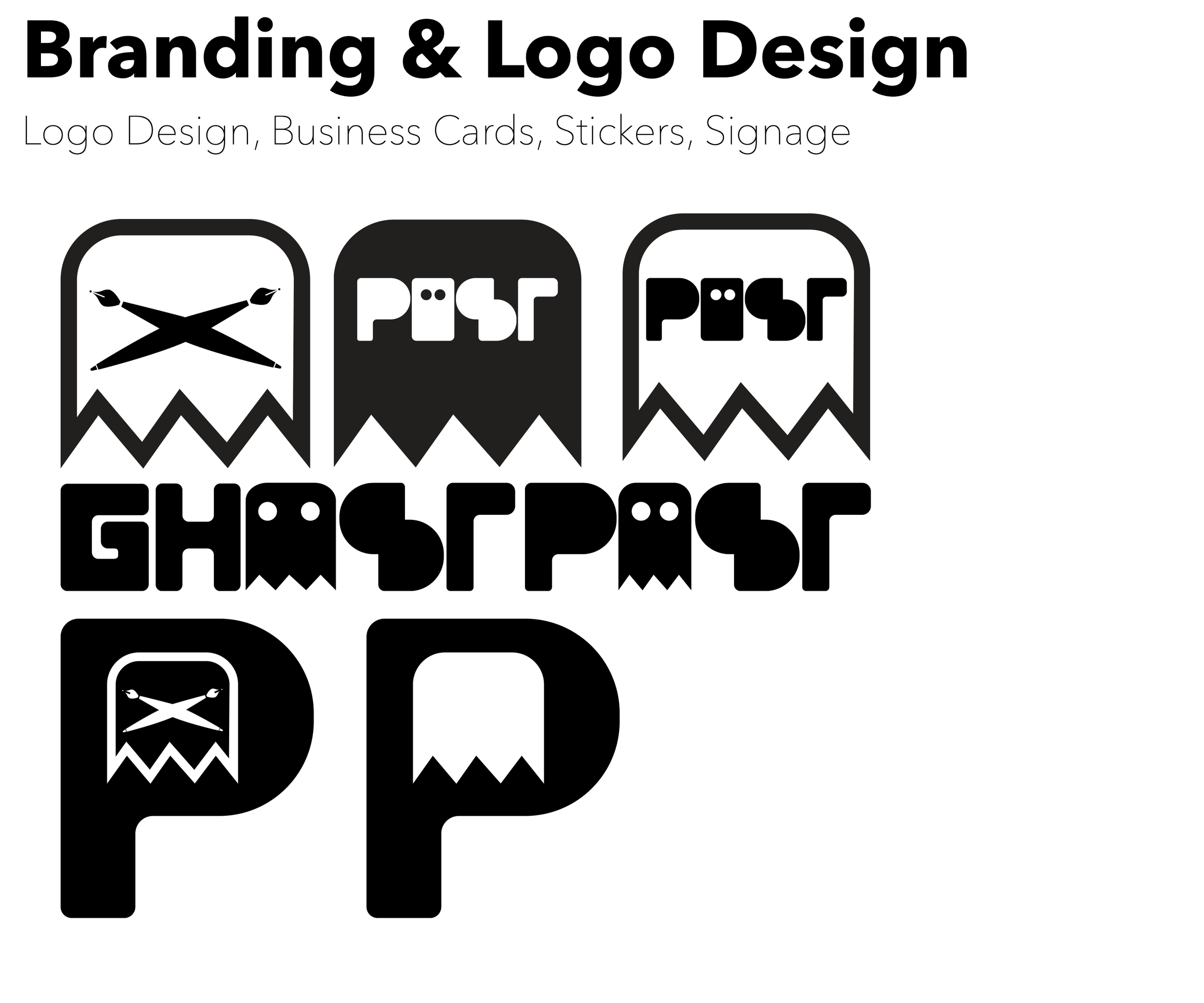 Ghost Post Logo Design