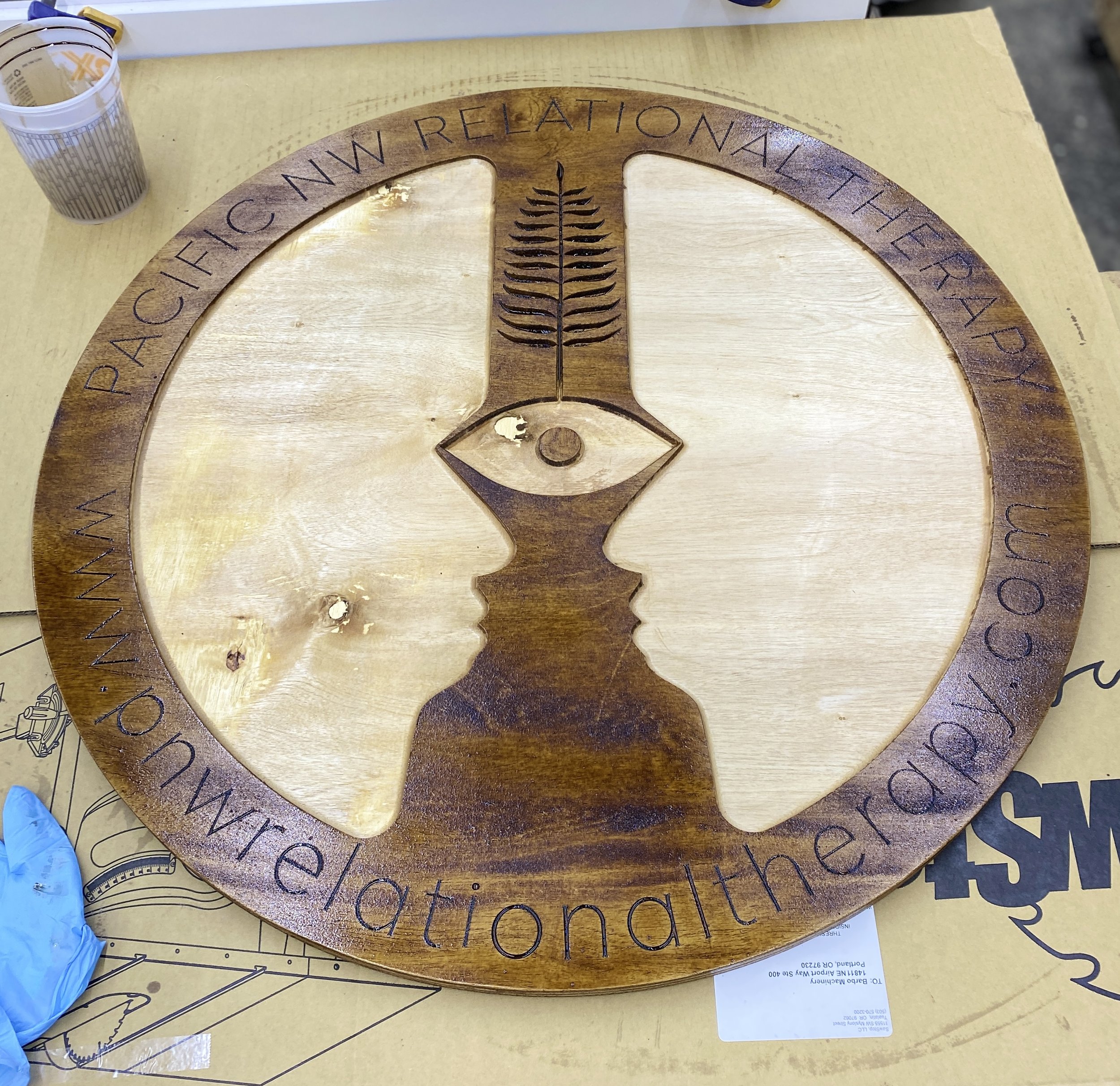CNC sign for PNWRT