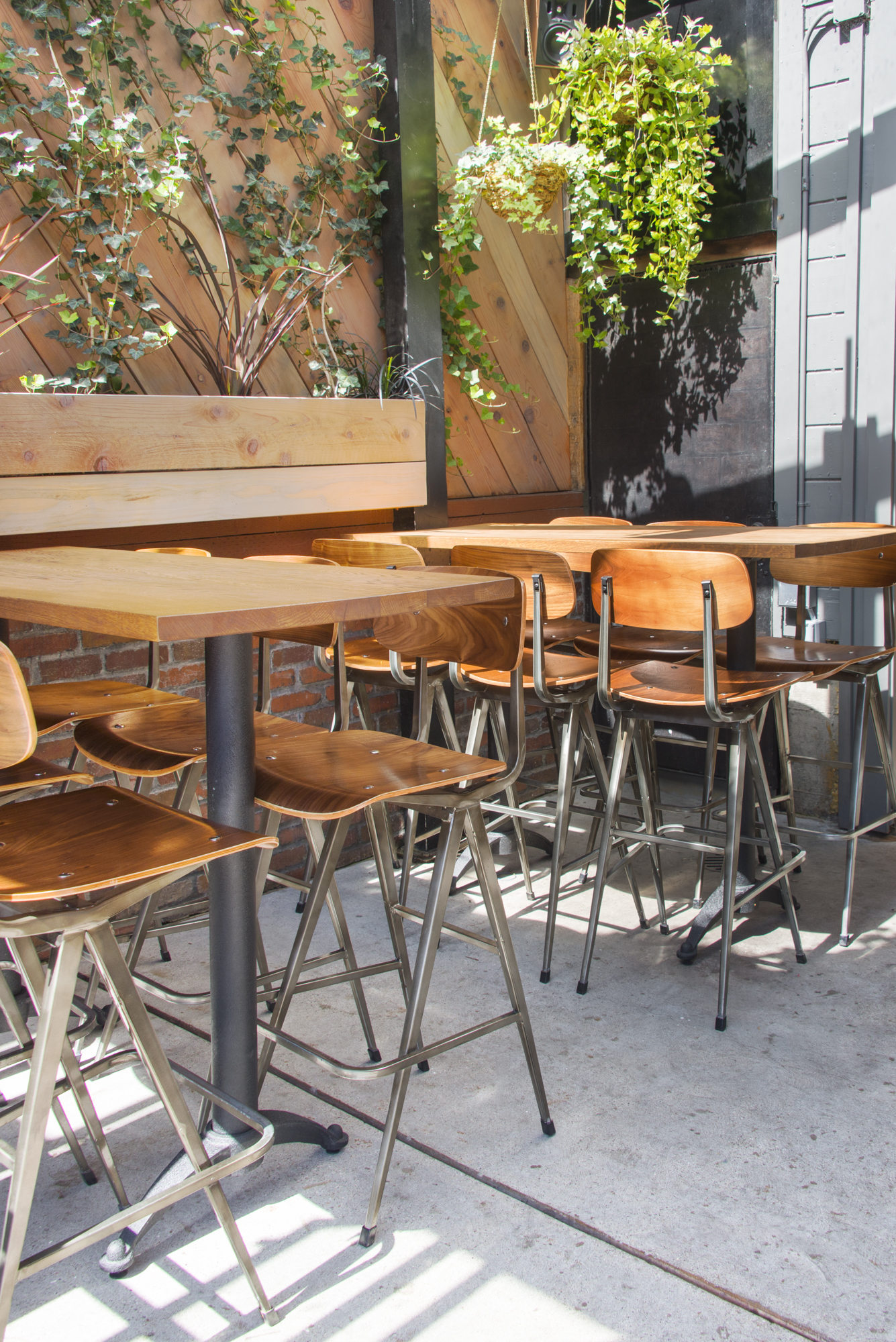 Communal Tables in our Atrium