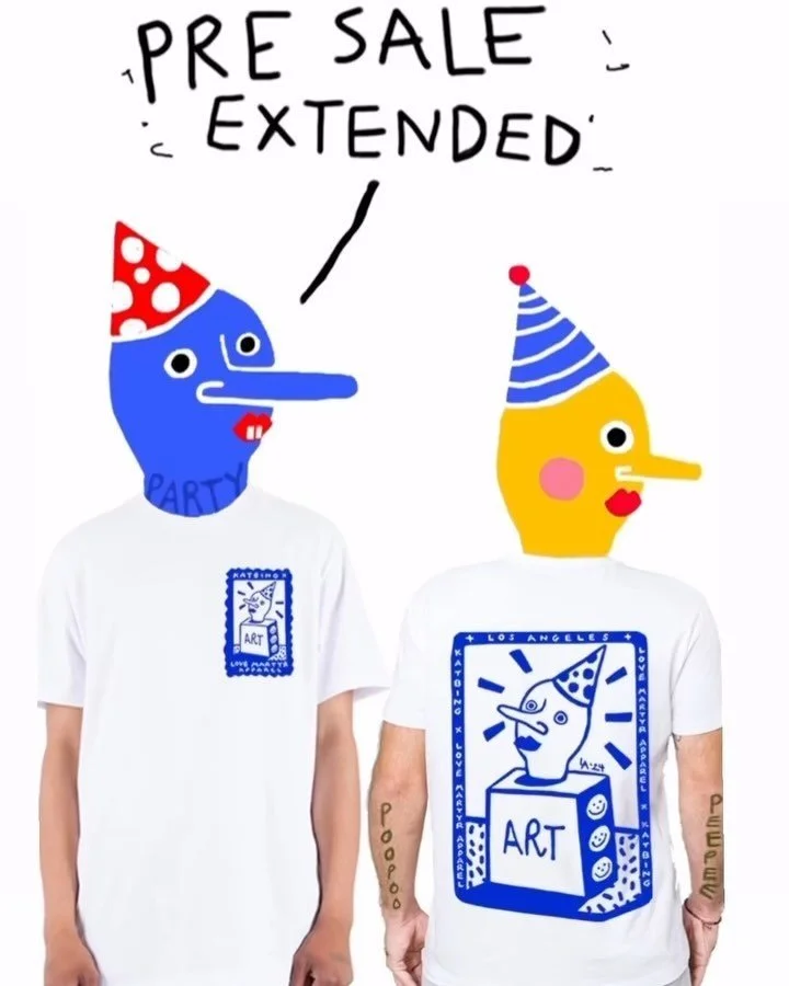 This could be you 👕
Presale extended to Wednesday!
Hit the link in bio to grab a collab tee ❤️💛💚💙
Screenprinted locally in Los Angeles by @lovemartyrapparel

Thank you everyone who already ordered a tee! First batch o tees are shippin out tomorro