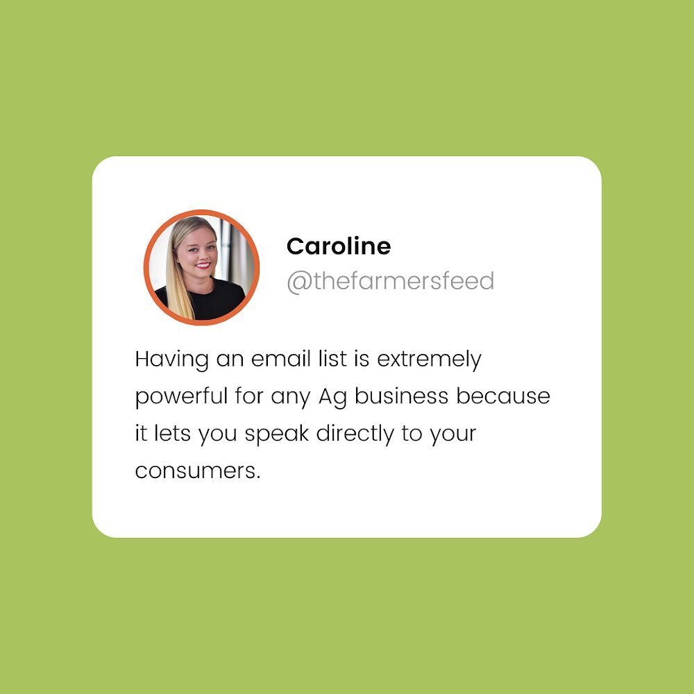 While everyone thinks having a lot of social media followers is important for your small business, follower count is a vanity metric.⁣
⁣
What I mean by that is social media followers are a borrowed audience. ⁣
⁣
You can speak to them through that pla