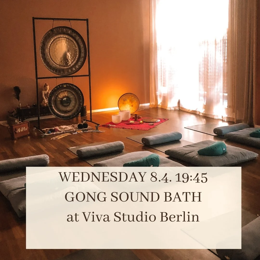 8.4. 19:45 Gong Sound Bath Meditation w/ Frida at Viva Studio