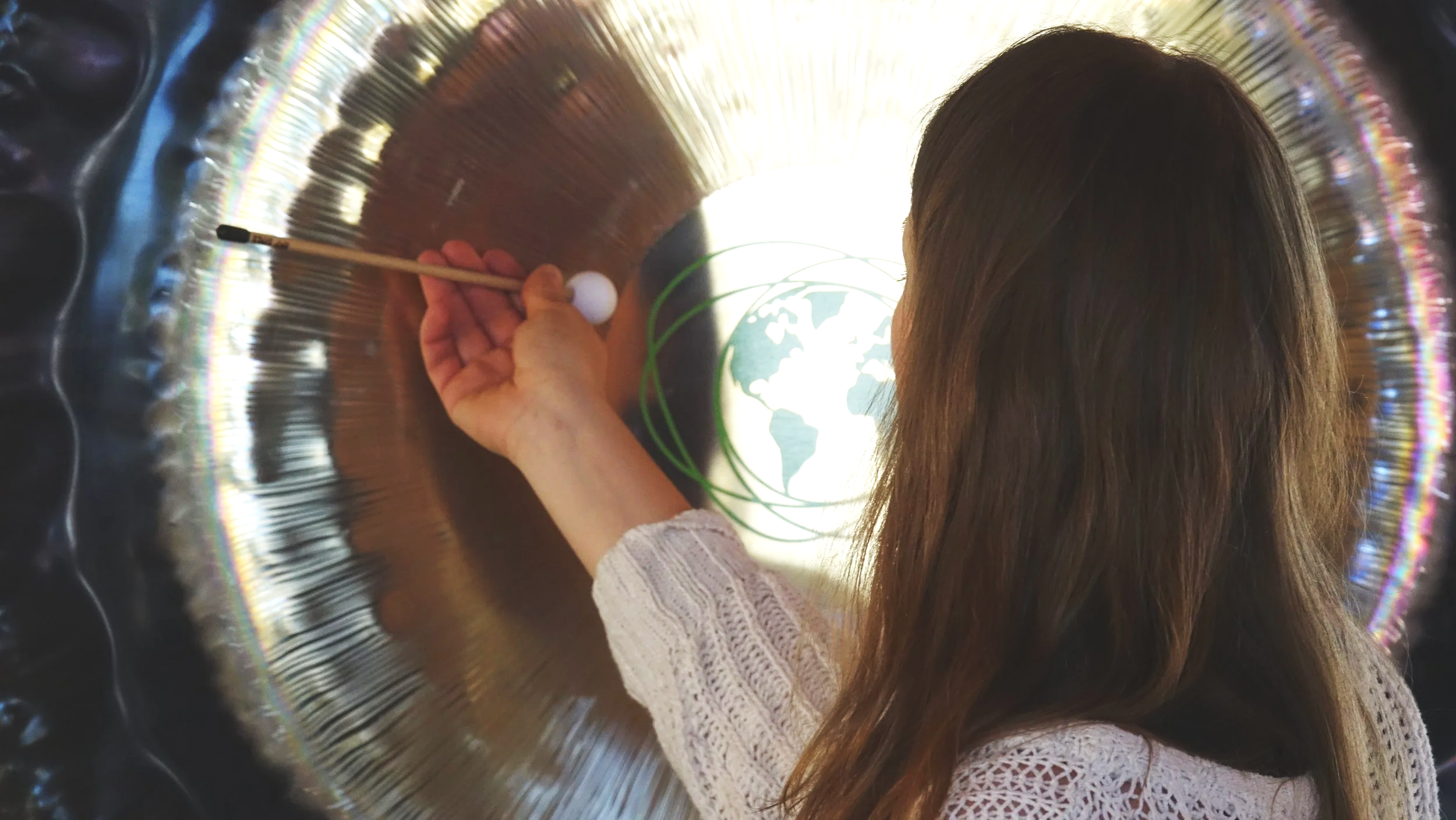 Bear Love Sacred Sound Flumie Level 1 Training Gong Flumie Teacher