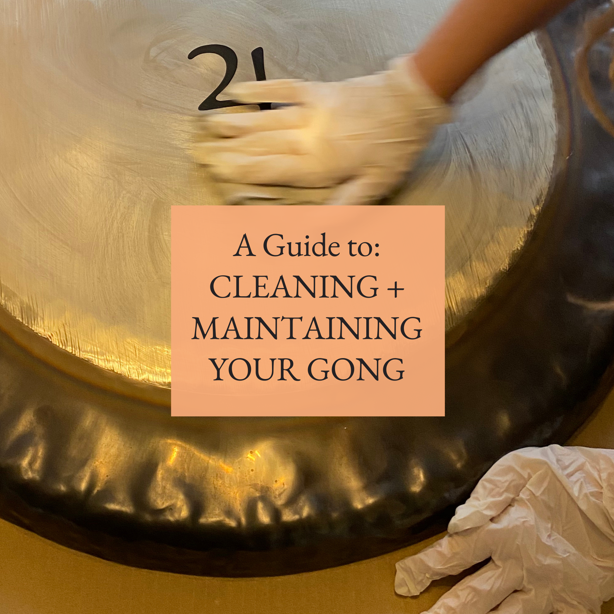 how to clean gong