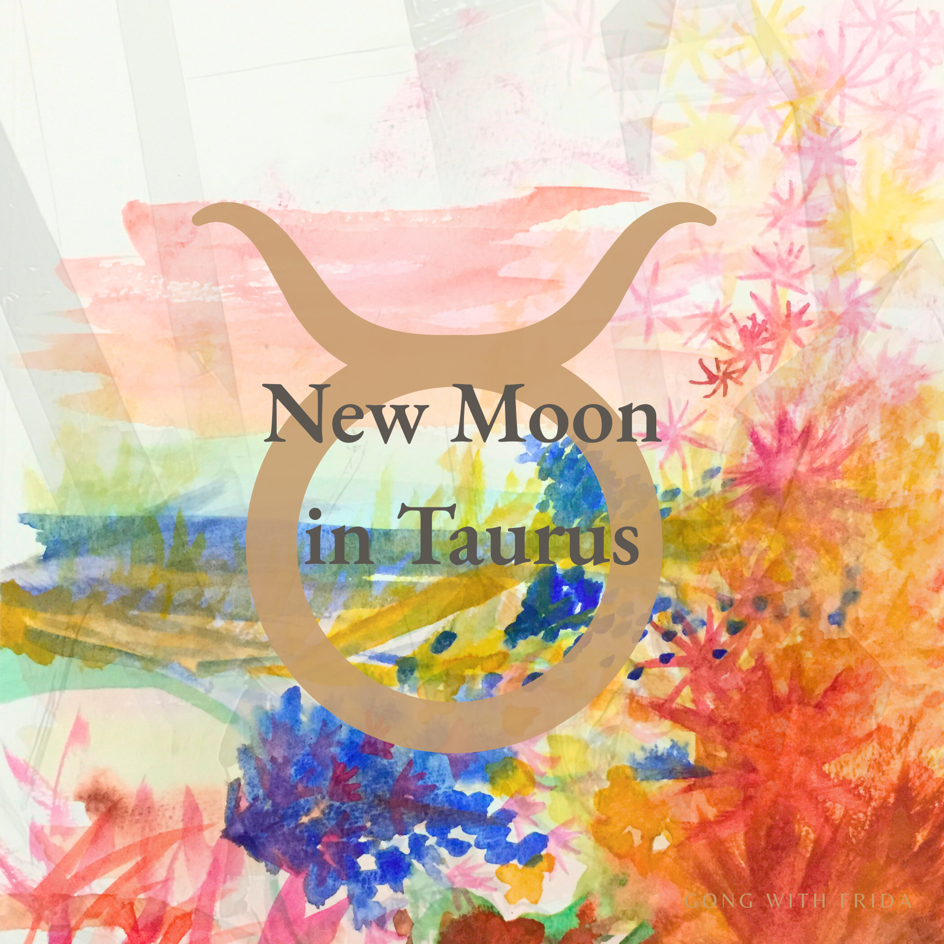 gong sound bath meditation online taurus new moon