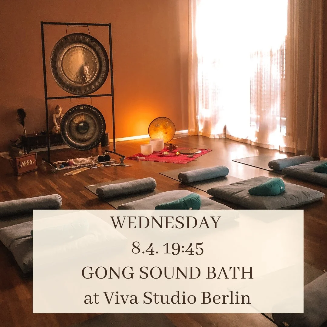 8.4. 19:45 Gong Sound Bath Meditation w/ Frida at Viva Studio