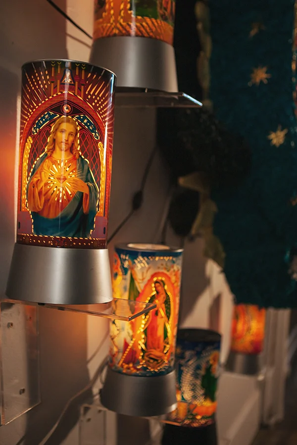 "Guadalupe and the Night Lights" Night Lights 12" x 5"