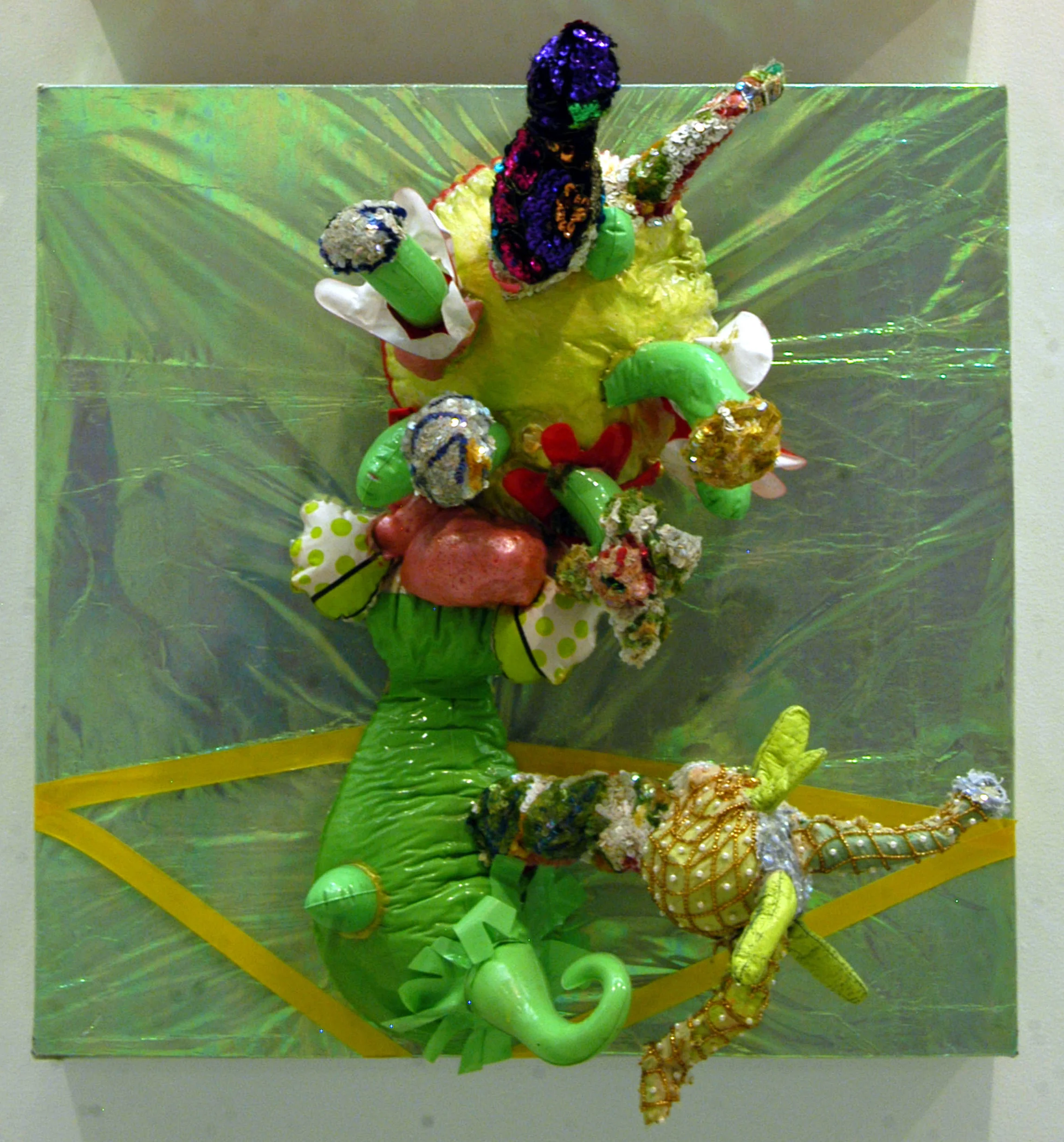 "Untitled" Mixed media on wood Variable dimensions 2011