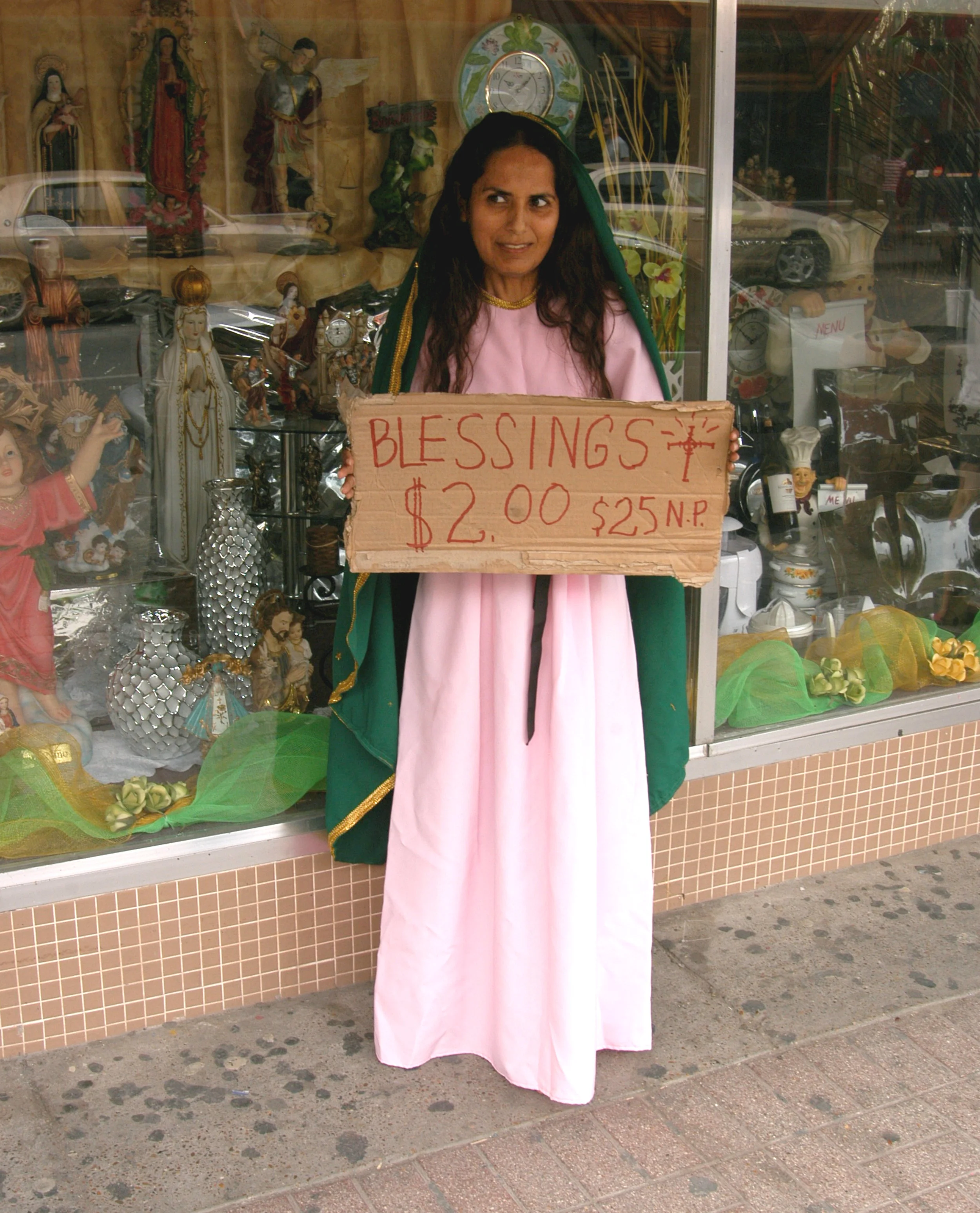 "Virgin and Dime Store" Photograph of performance 2011