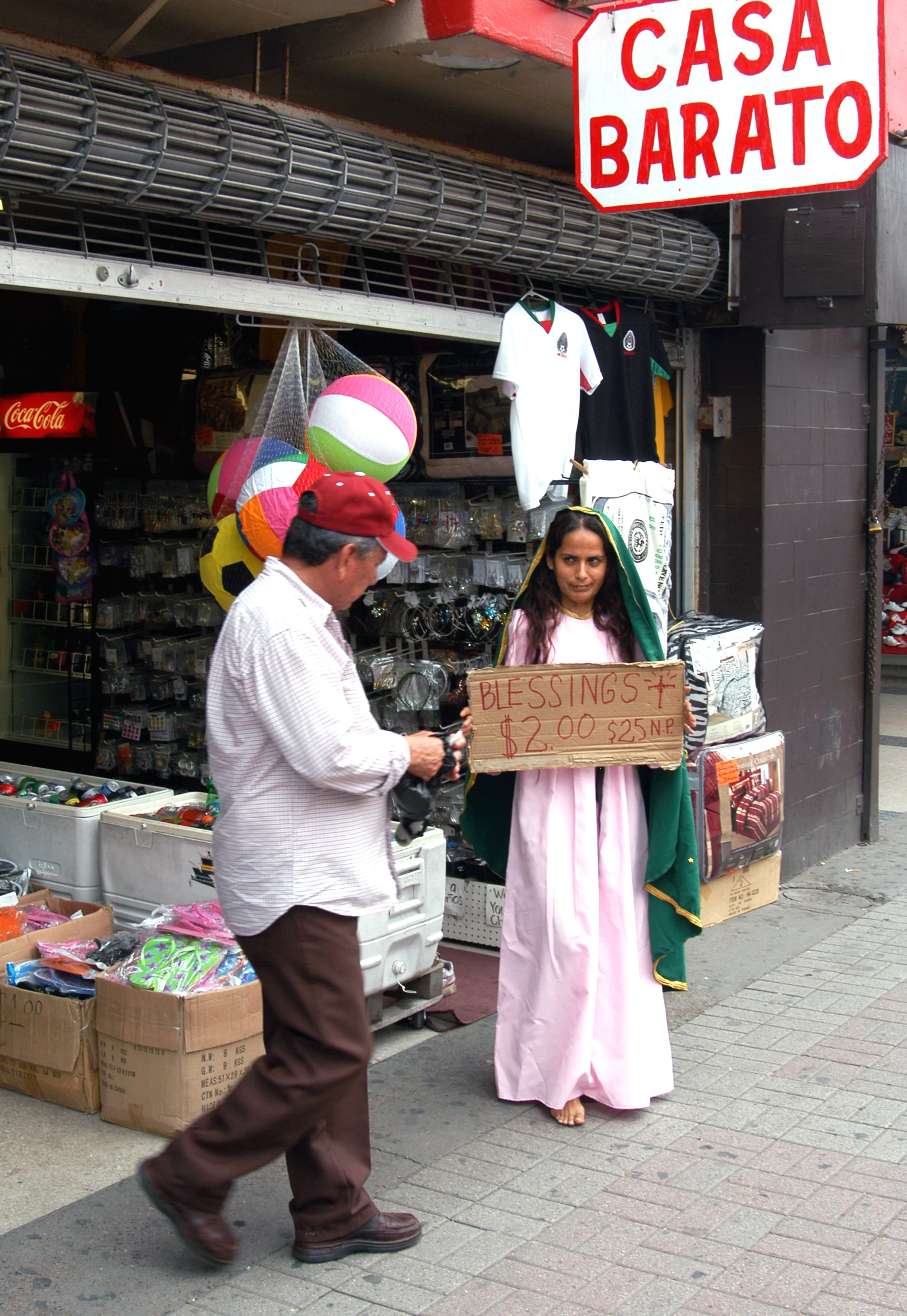 "Virgin Store Front Copy" Photograph of performance 2011
