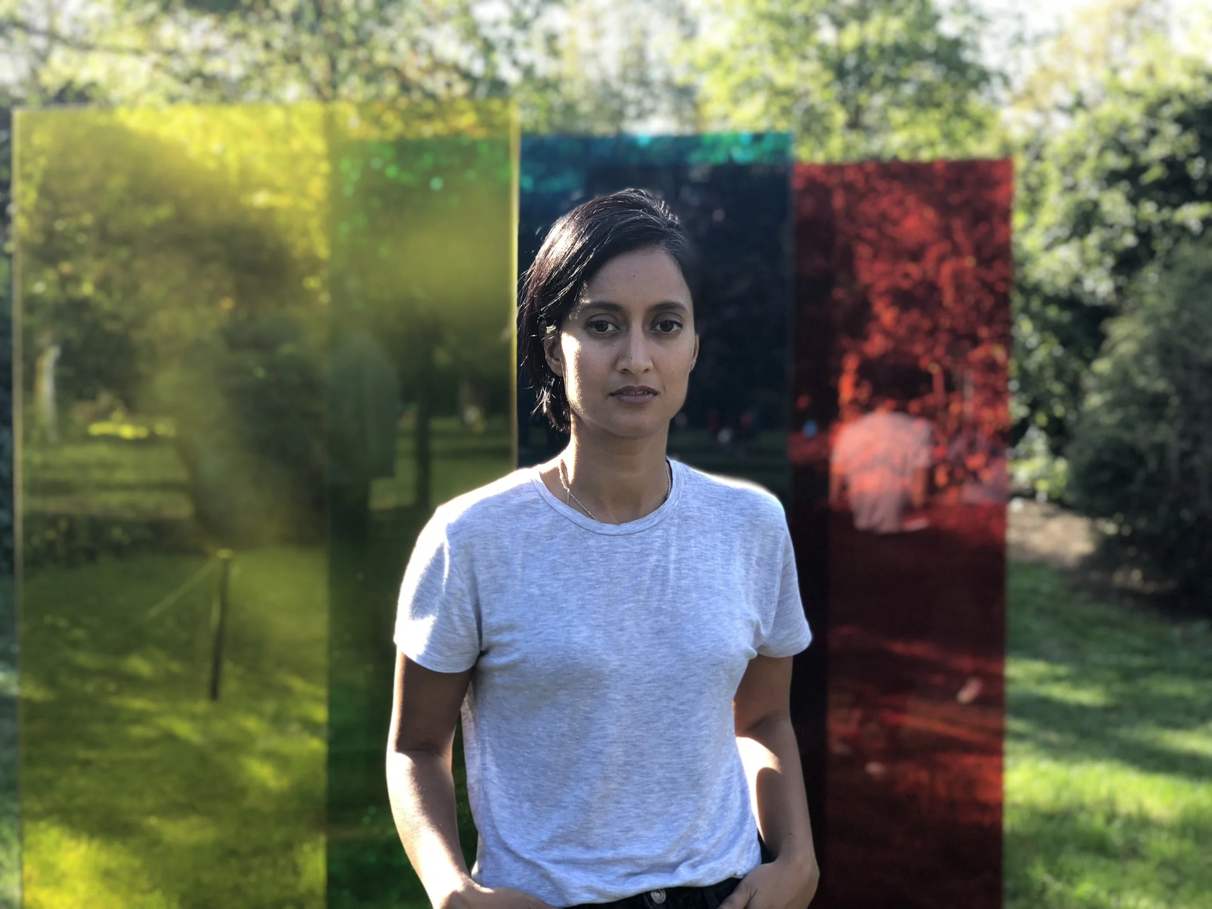 No. 814 and Rana Begum at Frieze Sculpture Park, London