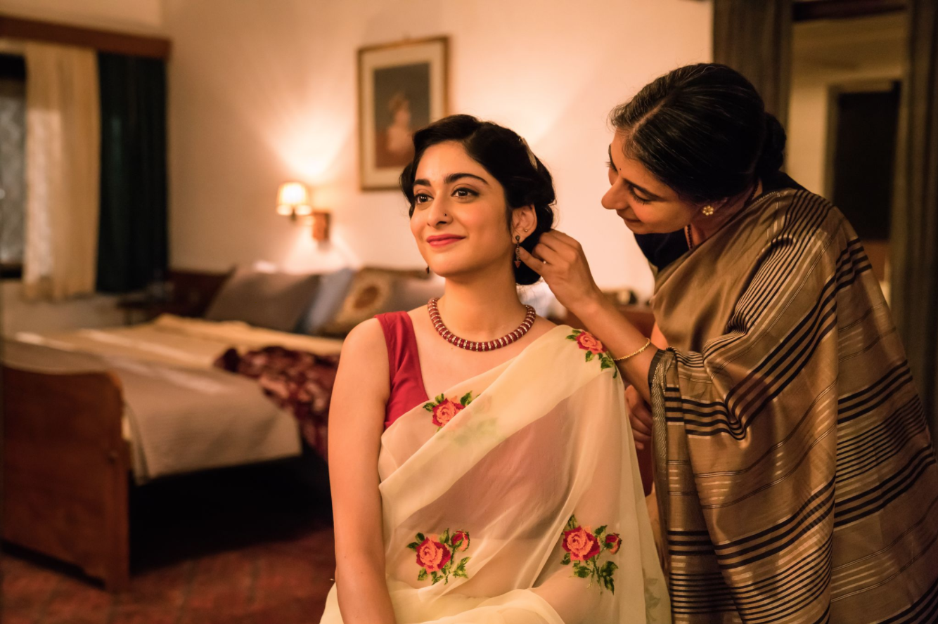 Lata Mehra with her mother, Rupa Mehra (portrayed by Tanya Maniktala and Mahira Kakkar, respectively) in ‘A Suitable Boy’. Photo: Supriya Kantak, Courtesy: BBC/Lookout Point.