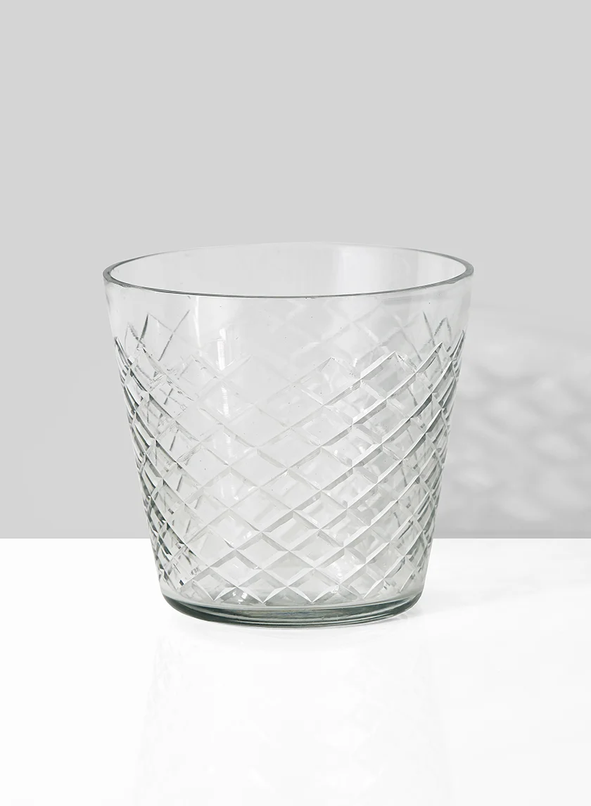 Etched Glass Votive Cups 50 Available / $4 ea.