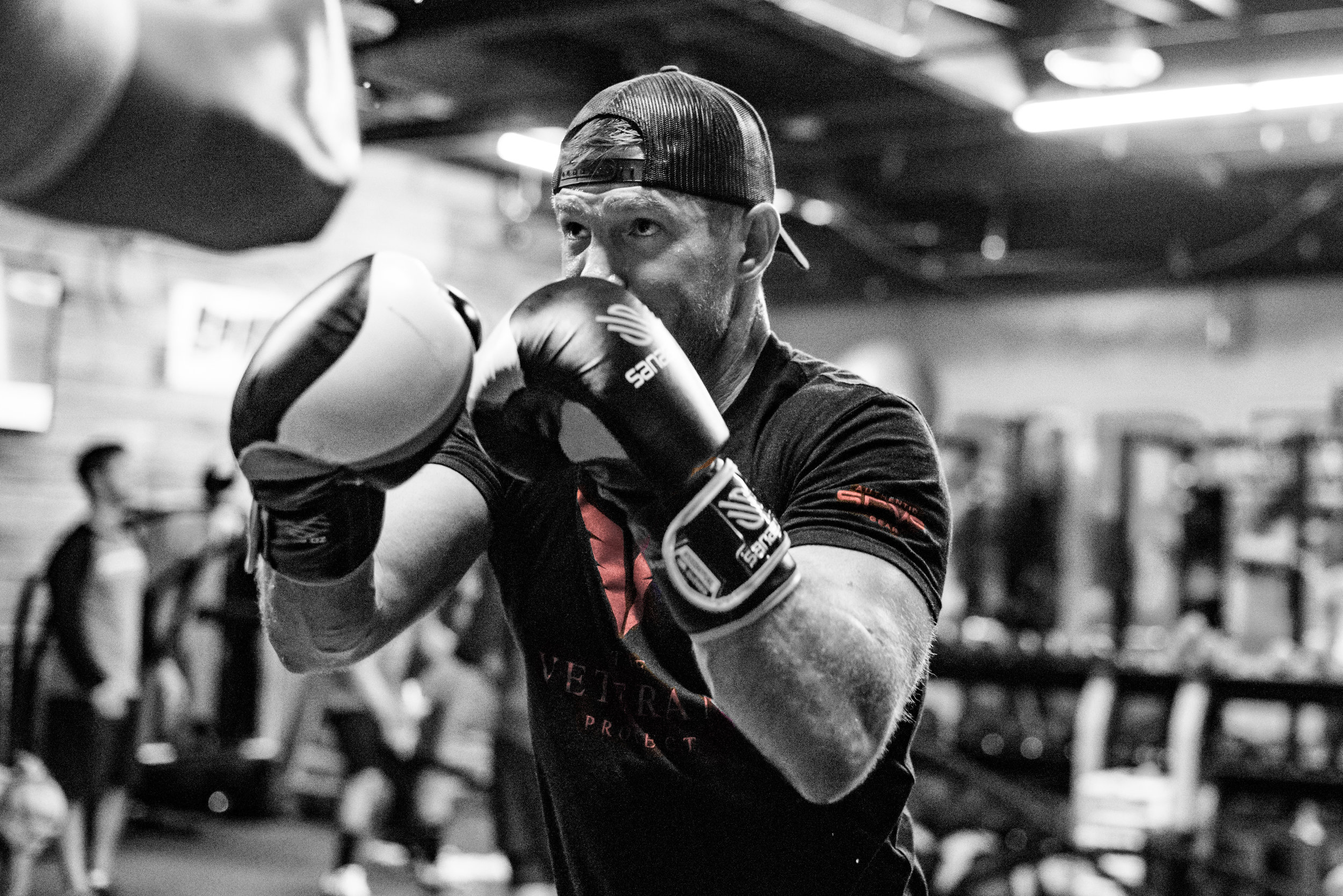 Nate working out at Unbreakable Performance. 