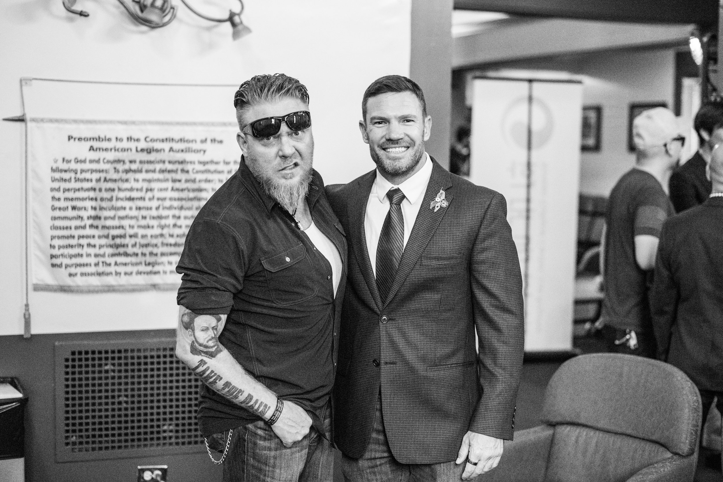 Nate with Boone Cutler, host of "Tipping Point" a nationally syndicated radio show that highlights veteran issues on a weekly basis. 