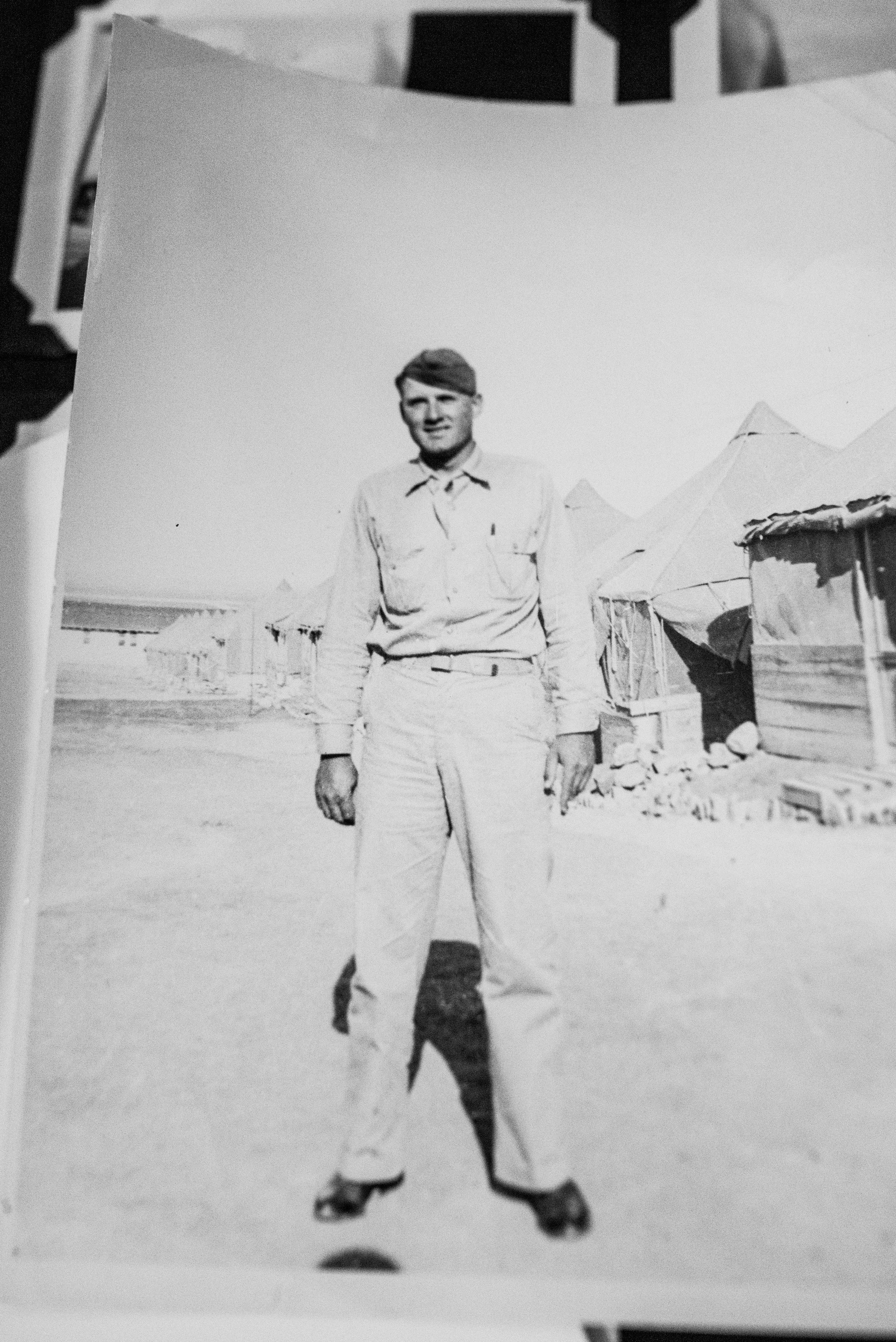 Alfred at Ft. Bliss in 1941, shortly before he left for the Philippines.