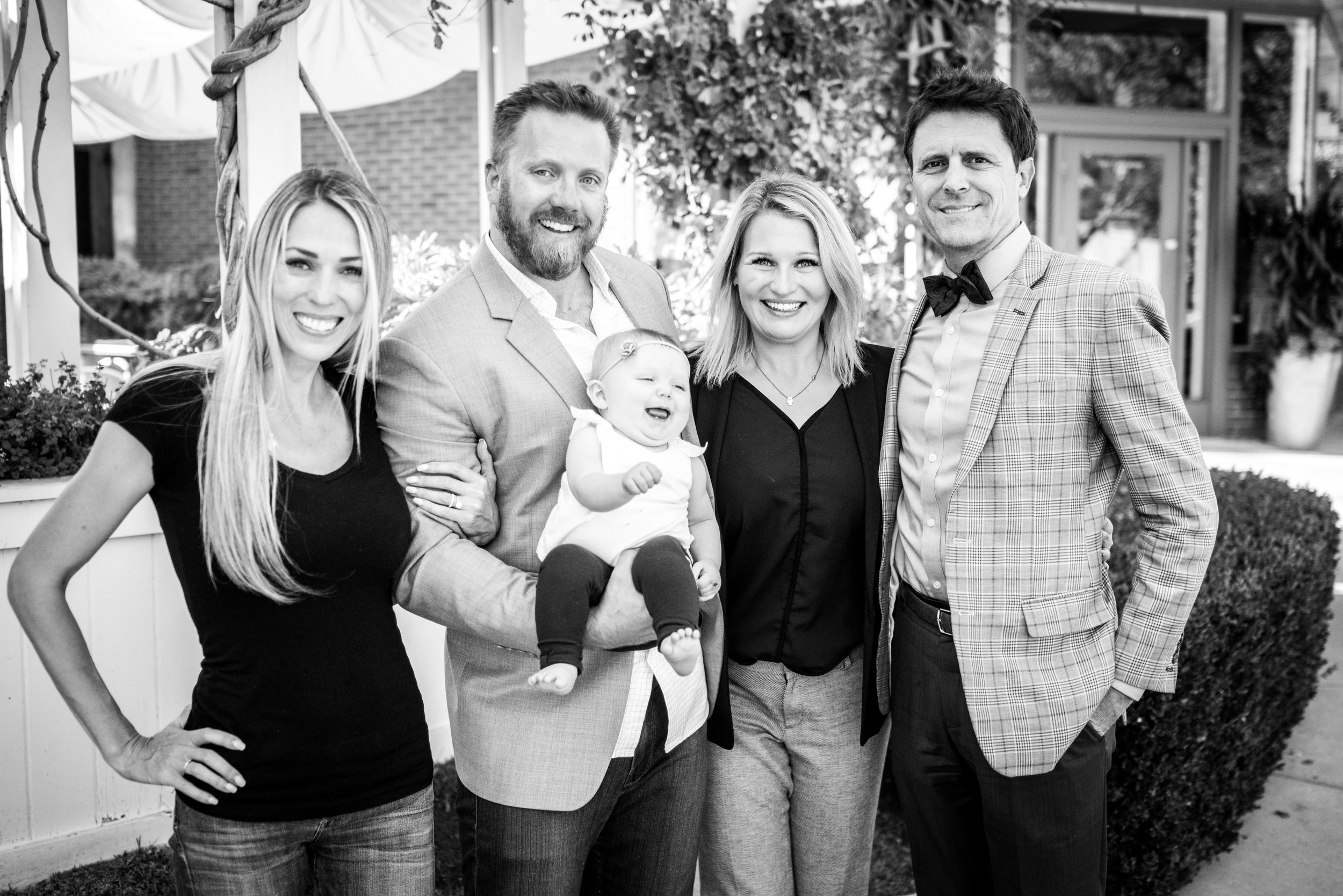 From left to right: Lizzie Van Camp (Jason's wife), Jason Van Camp, Heather Kahlert (Vice President of The Kahlert Foundation), Barclay Burns (entrepreneurship professor University of Utah)