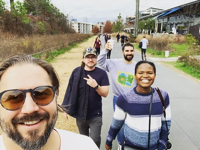 Atlanta w @greatful__dad and crew last weekend was so much fun. Perfect way to kick off a new year #atlantabeltline