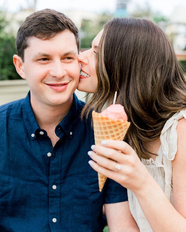My brother&rsquo;s getting married to the girl of his dreams!!! And I&rsquo;m the lucky one because I officially get Sarah as my new sister! 🍦💍💗 @blakebernstein93 @sarahnbobo and shout to @faces_by_frances for her gorgeous HMU + @gelato101encinita