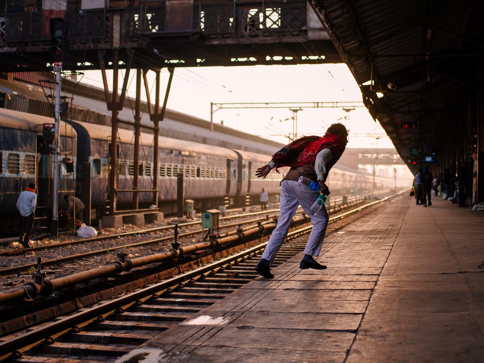 Old Delhi Railway Station.
