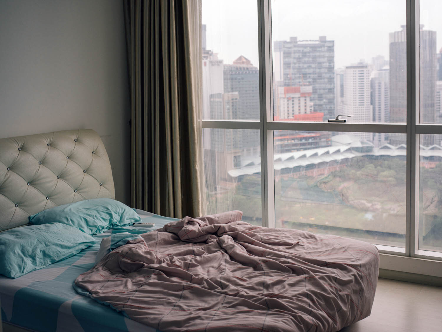 Airbnb apartment in Kuala Lumpur.