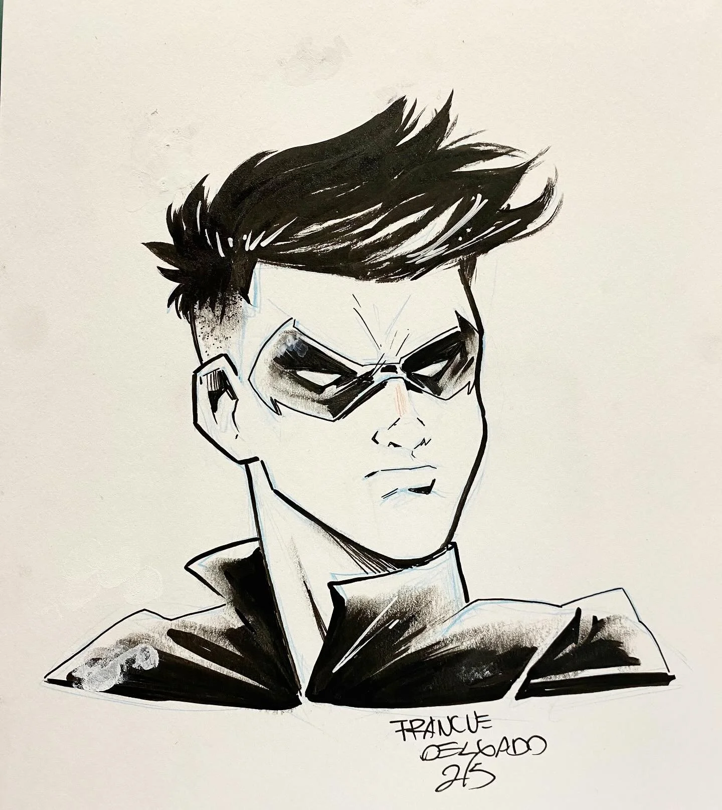Had such a great time drawing Damian Wayne — aka Robin π¦ at @fanexpocanada! Always fun bringing Gotham’s next generation to life.
#DamianWayne #Robin #DCComics #BatmanFamily #FanExpoCanada #ComicArt #ComicArtist #ArtistAlley #FanExpo #C