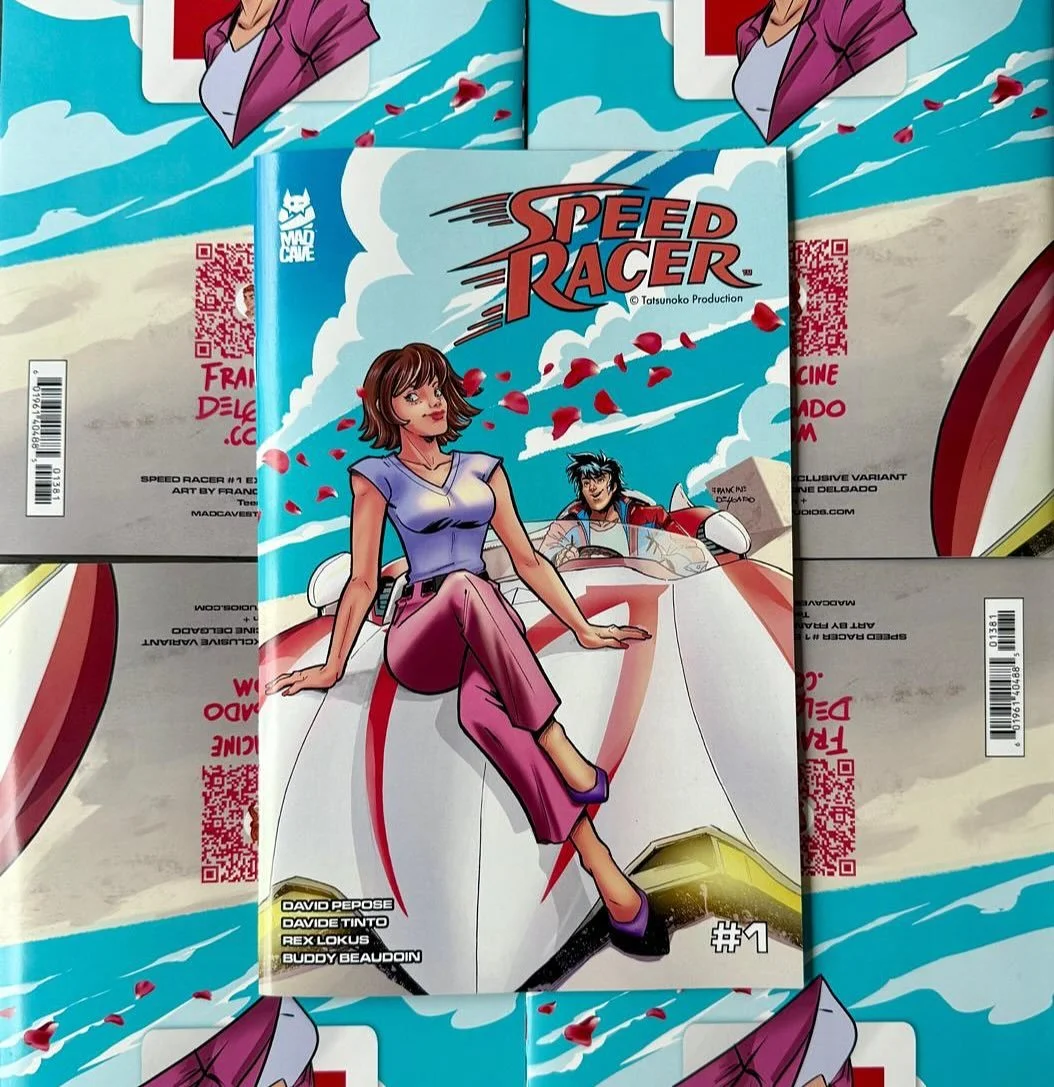 I’m beyond excited to finally share my newest @madcavestudios Artist Exclusive cover!
Featuring Trixie & Go from Speed Racer πβ¨
This edition is limited to just 25 copies and you can ONLY get it directly from me.
π DM me to claim yours!