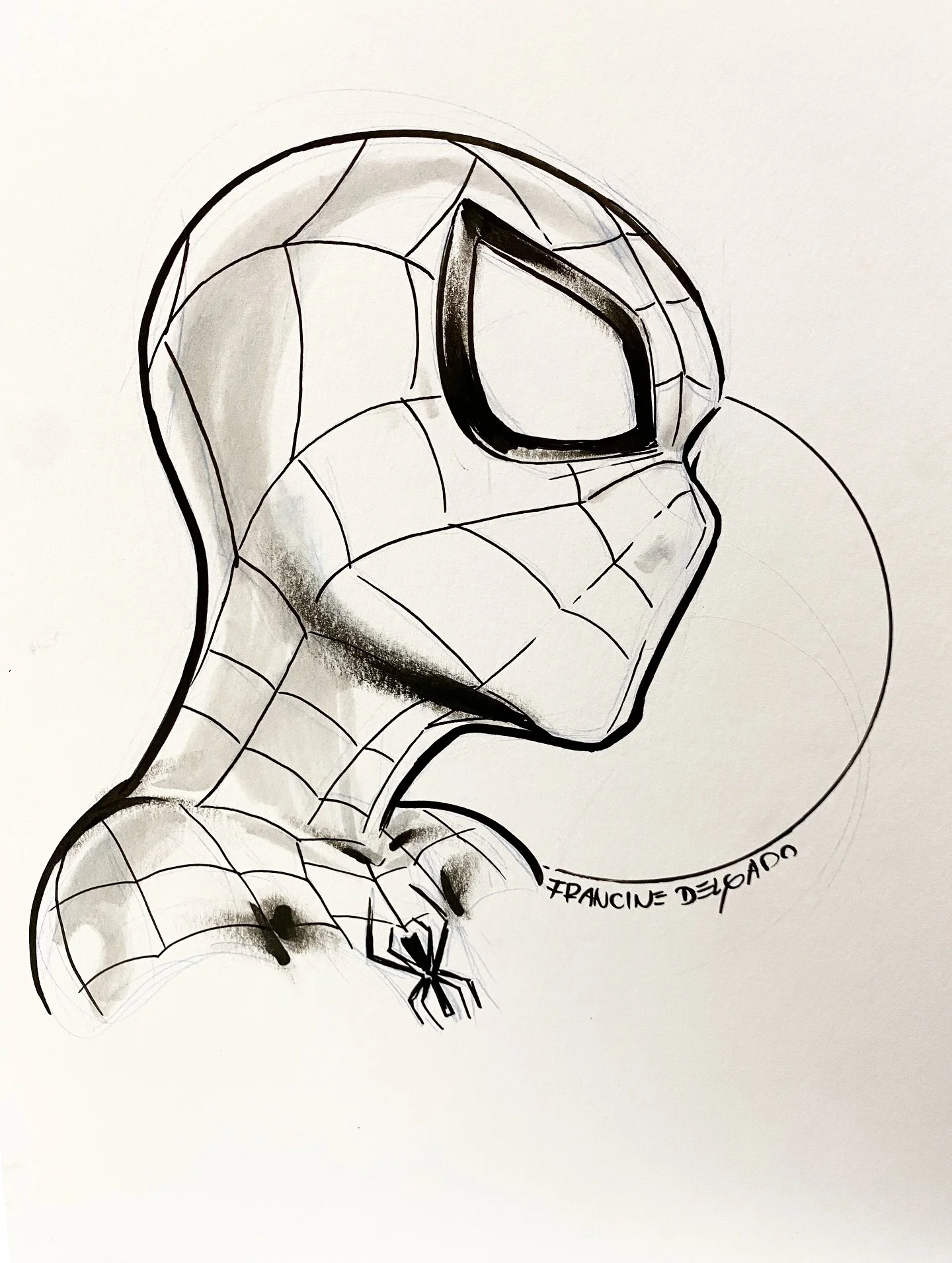 After my last Spider-Gwen drawing, I wanted to keep the Spider-Verse energy going on—so I created this Spider-Man headshot π·οΈβ¨
I love making Spider-Man fan art; it’s always a good day to draw your friendly neighborhood Spider-Man! π
#S