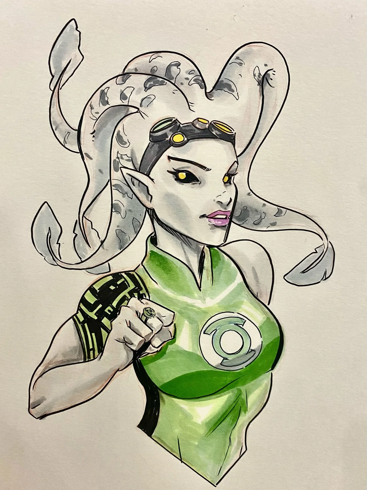 π Two-Six from the Green Lantern Corps! π
Commission I drew during NYCC — can’t believe it’s already the last day!
It was so fun bringing this character to life, and I’m super grateful for everyone who stopped by my table th