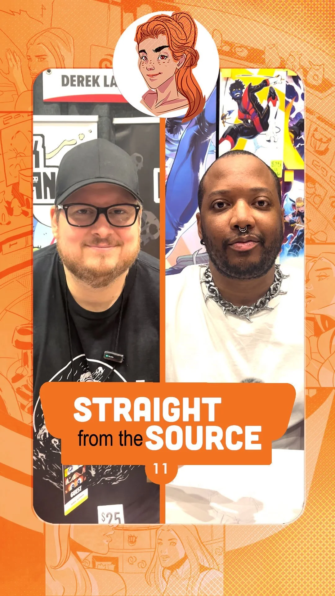 Straight from the Source 11 is here! π₯ Featuring @dereklaufman and @parisalleyne — two powerhouse artists talking comics, and doing it their way.