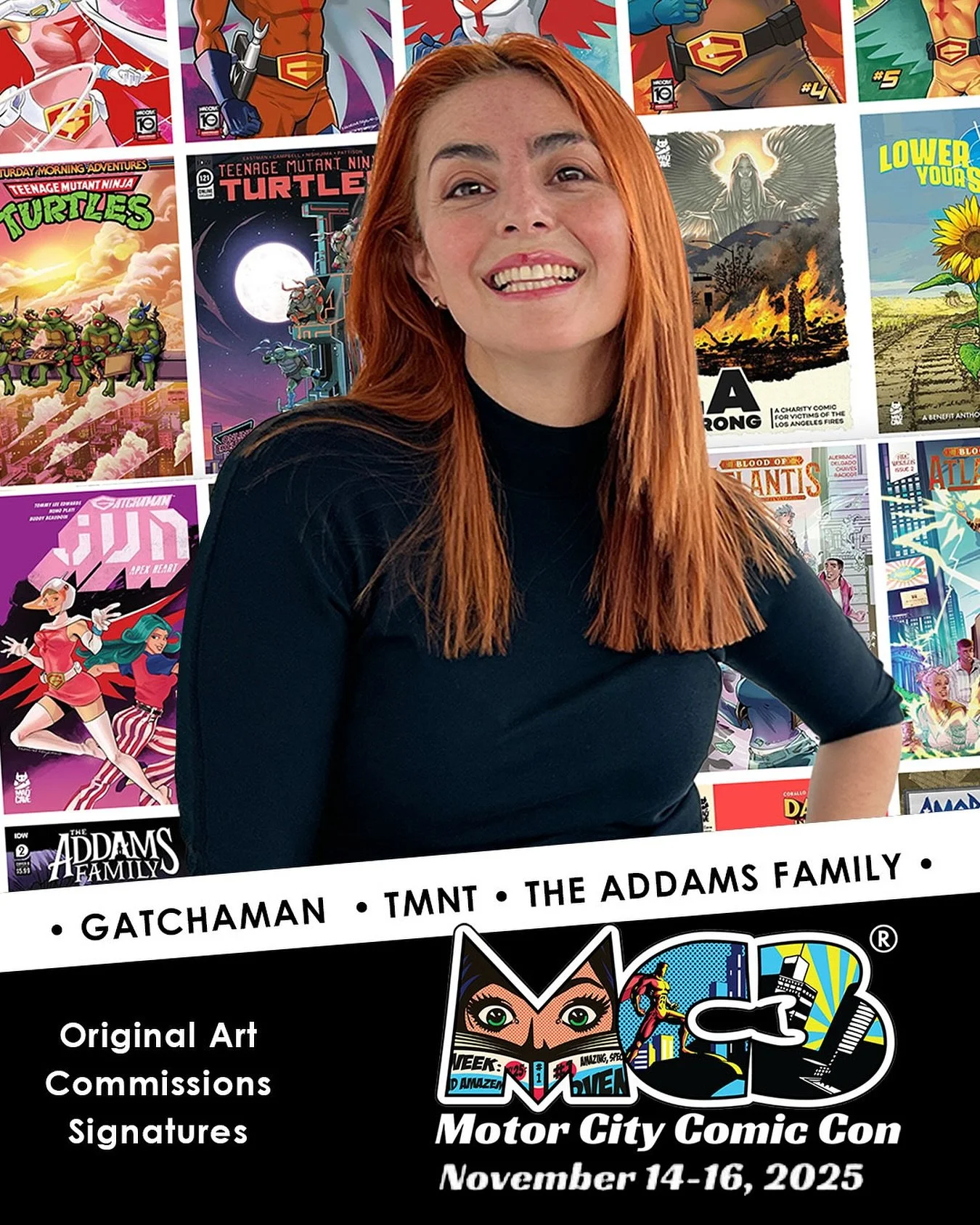 First time in Michigan!! 🔥
Super excited to be at @motcitycomiccon &mdash; can&rsquo;t wait to meet you all!
I&rsquo;ll have signed poster, original art, and I&rsquo;m opening pre-show commissions &mdash; so if you want something custom, DM me now b