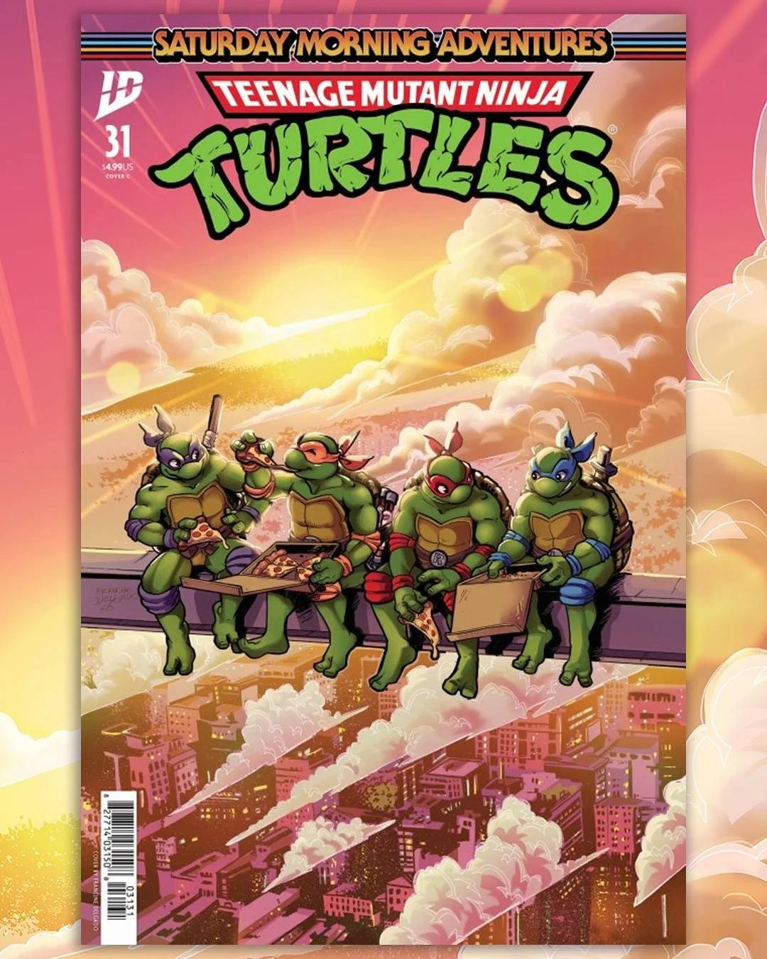 New cover reveal! 🐢✨
Here&rsquo;s my latest TMNT: Saturday Morning Adventures cover &mdash; created as an homage to the iconic &ldquo;Lunch Atop a Skyscraper&rdquo; photograph. Since the Teenage Mutant Ninja Turtles are true New Yorkers, it felt lik
